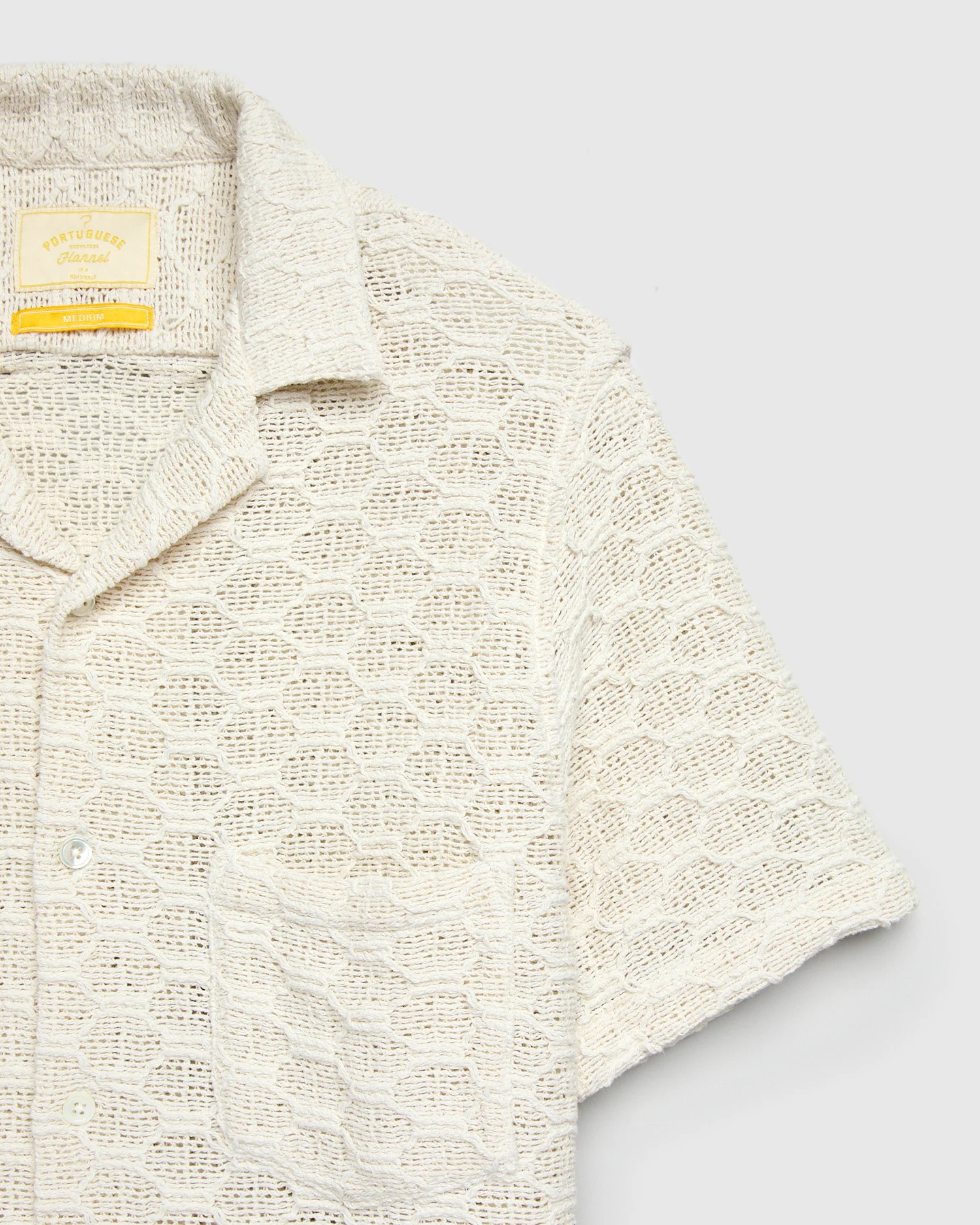 Net Shirt in Ecru - Image 5
