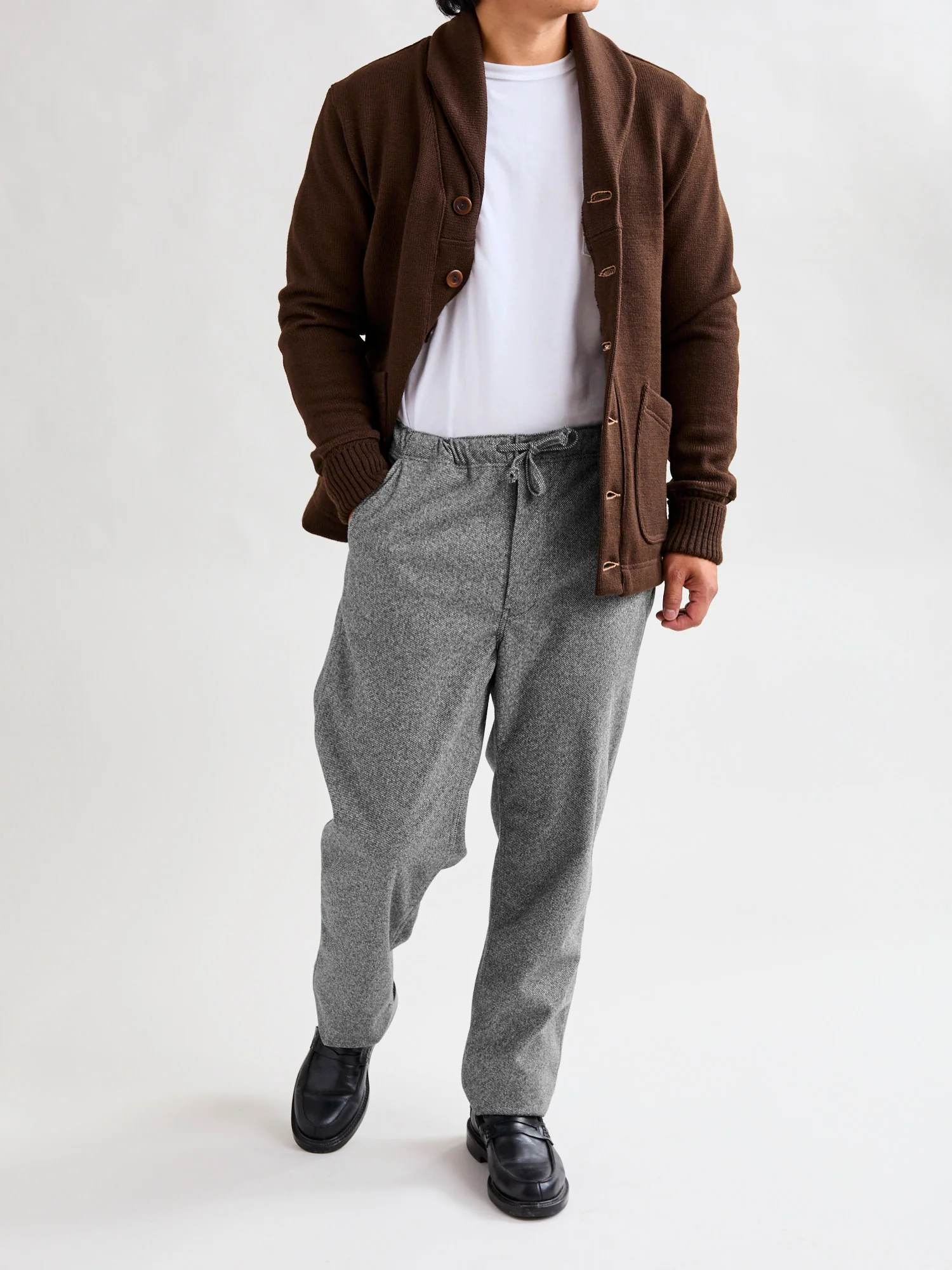 New Yorker Pants in Grey Tweed - Image 14