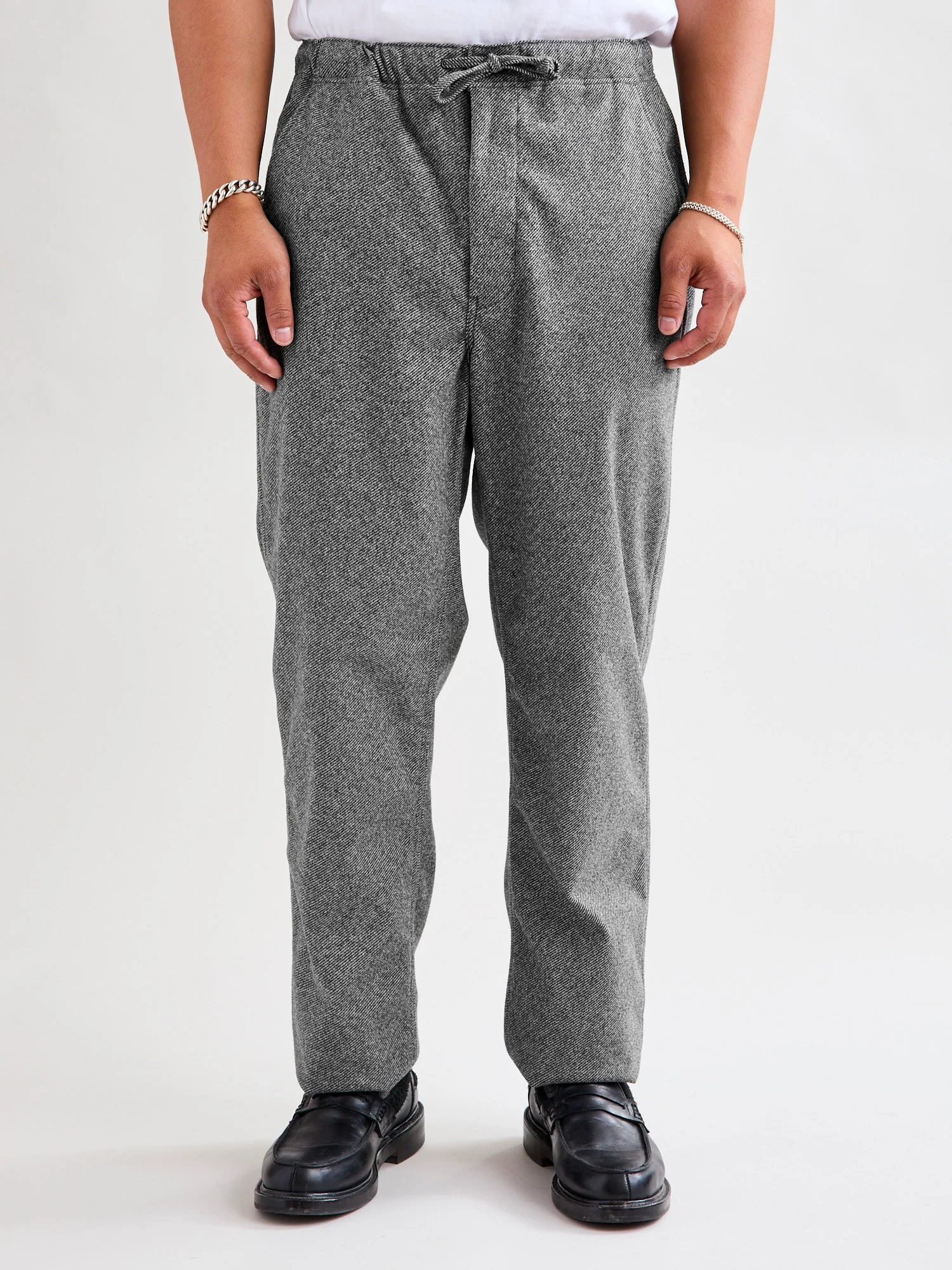New Yorker Pants in Grey Tweed - Image 2