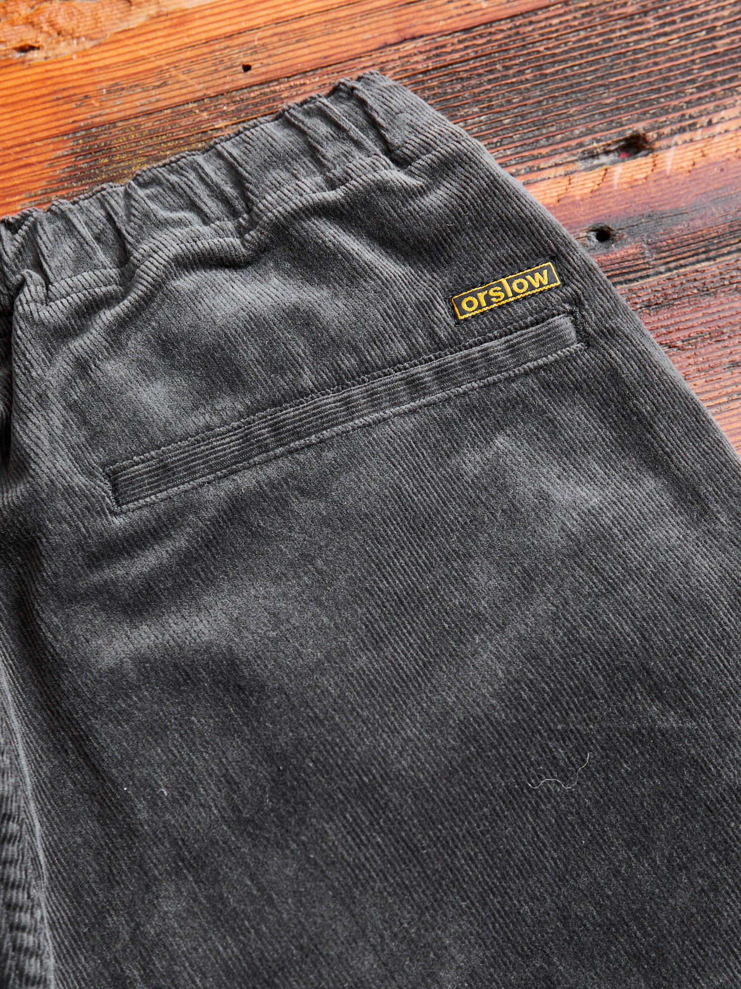 New Yorker Stretch Corduroy Pants in Charcoal Grey - Image 10