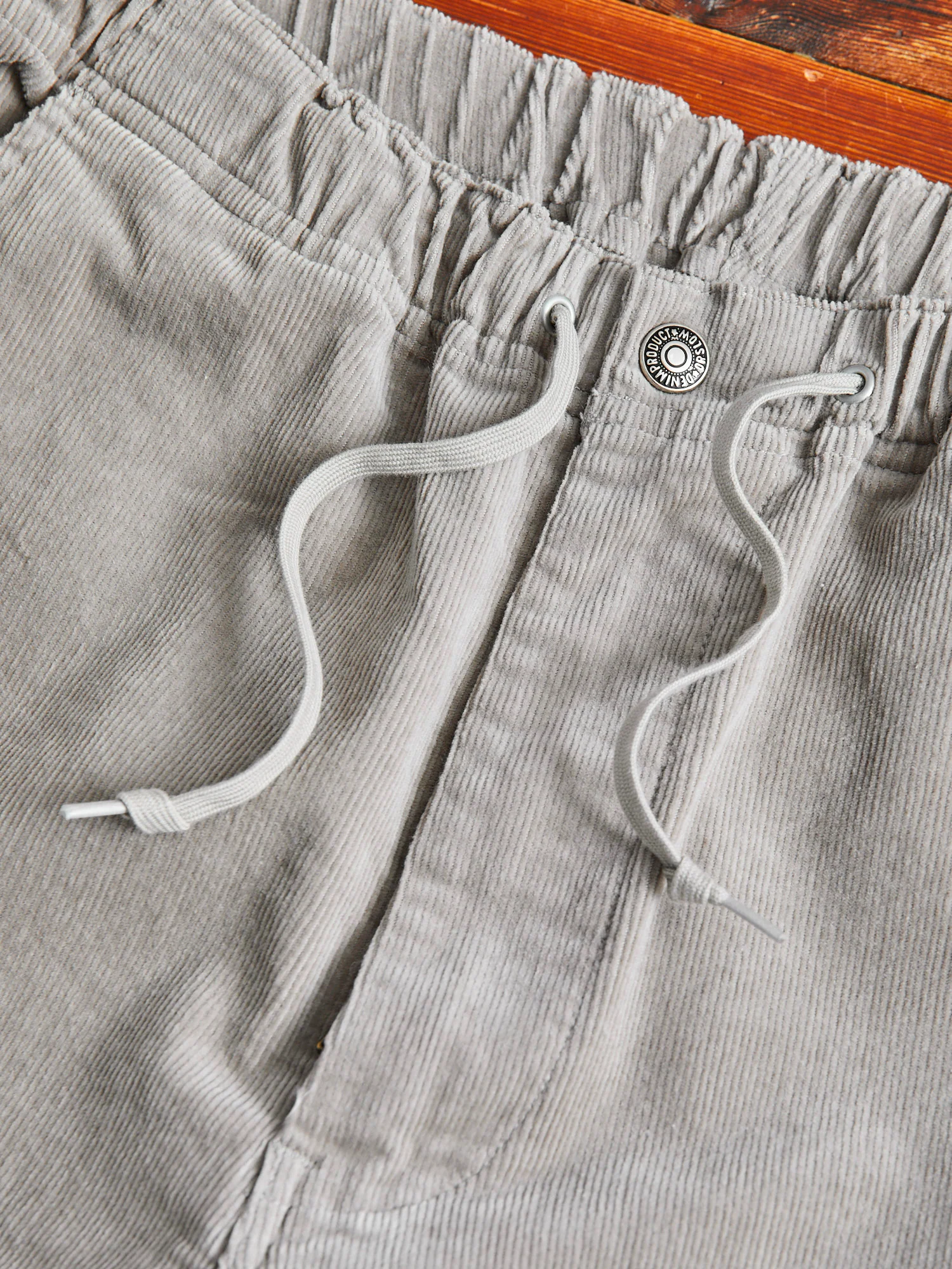 New Yorker Stretch Corduroy Pants in Light Grey - Image 5