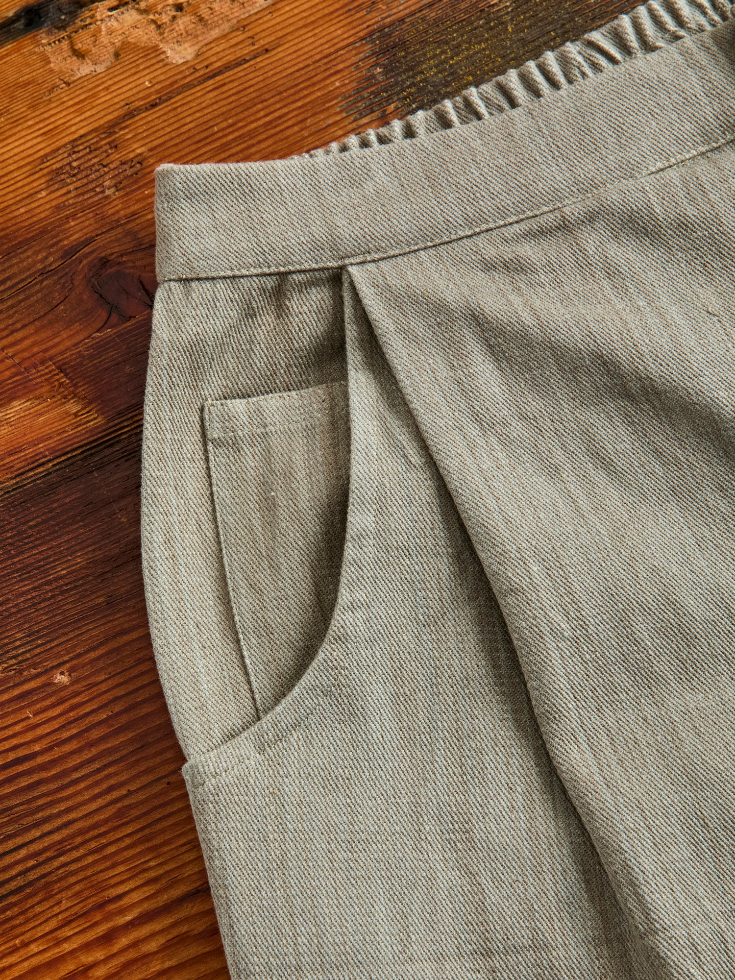 Nico Pants in Iron Grey Denim - Image 8