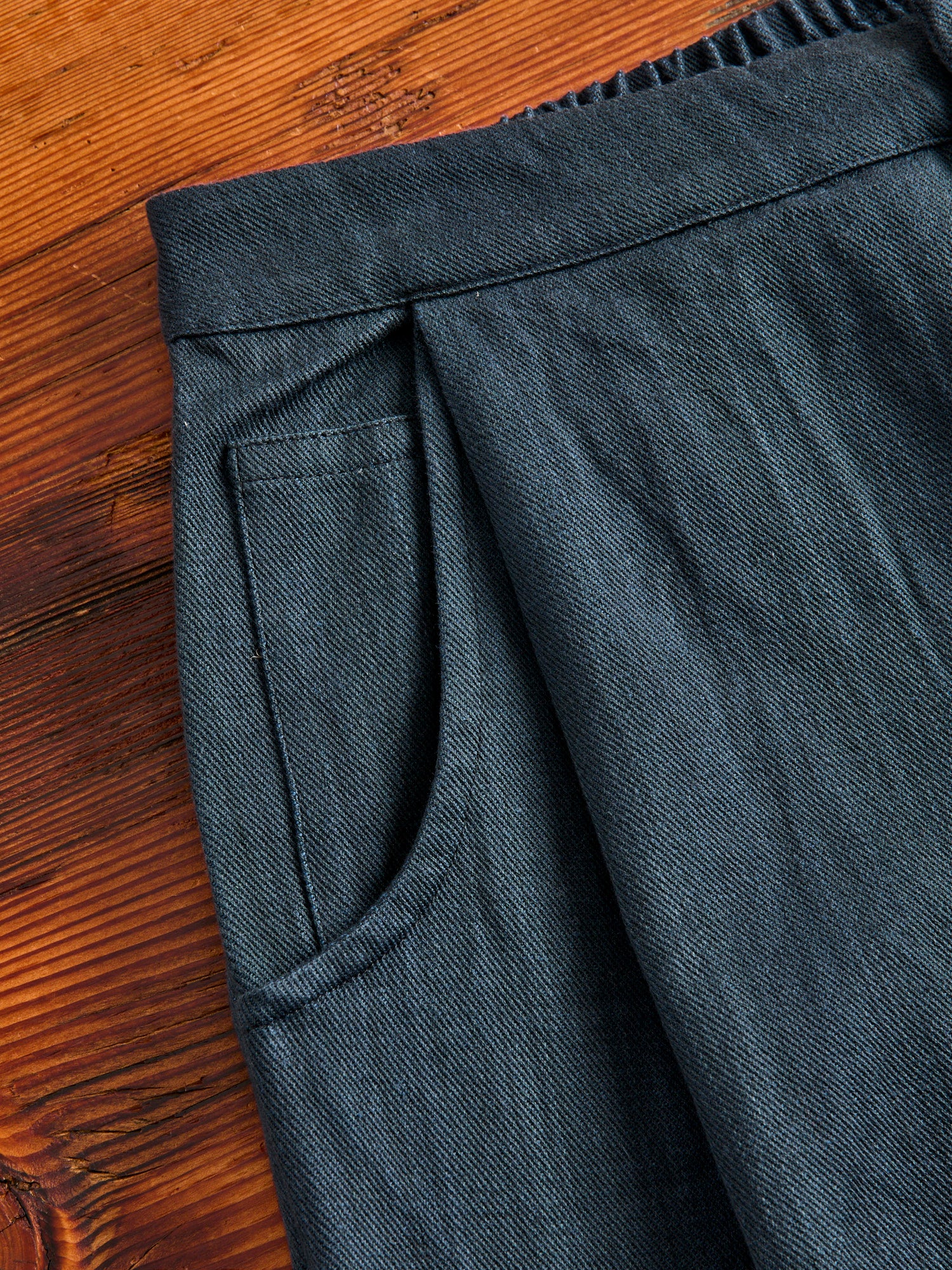 Nico Pants in Iron/Indigo Denim - Image 8