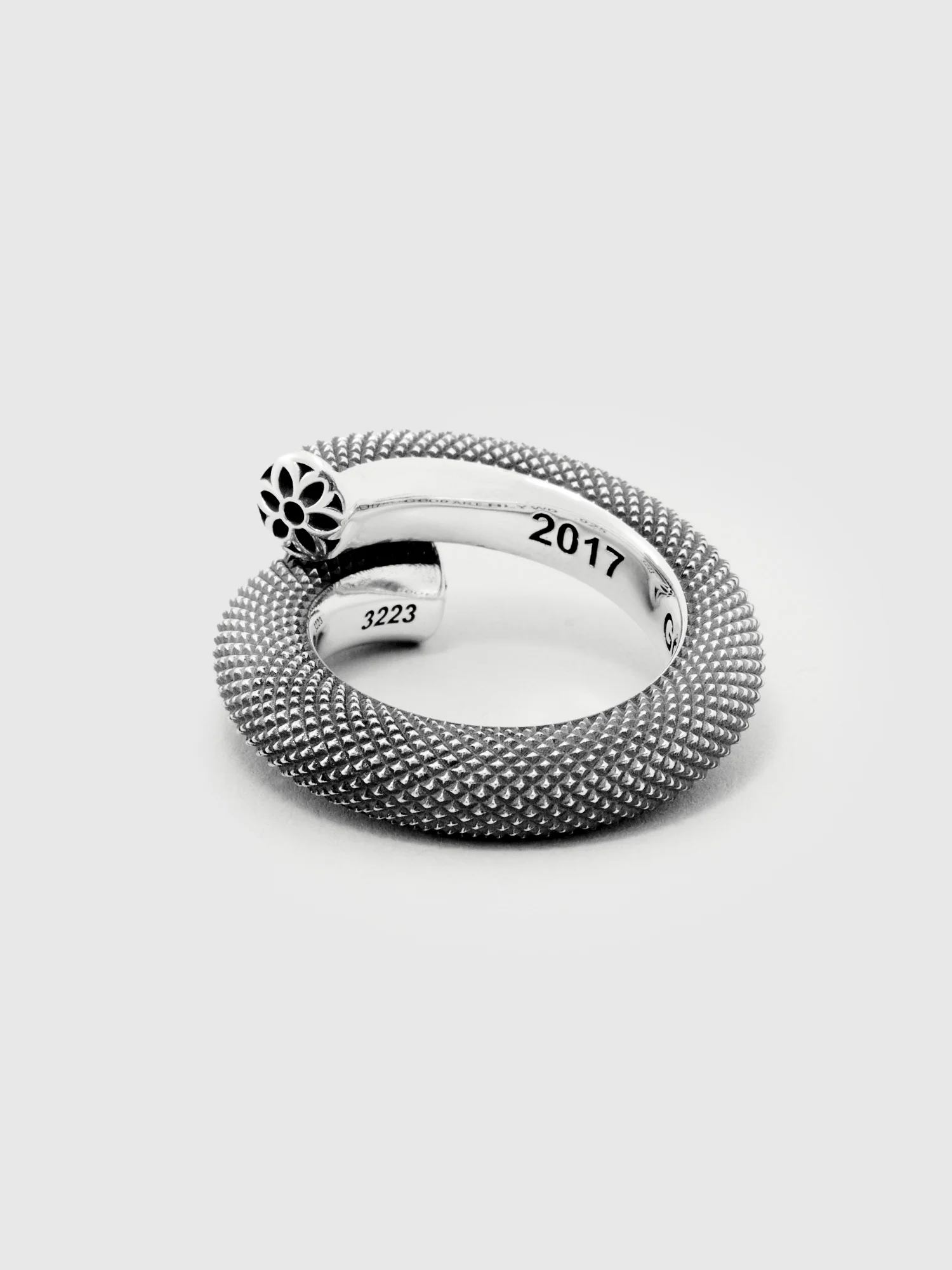Nixon Goosebumps Ring in Sterling Sliver - Image 3