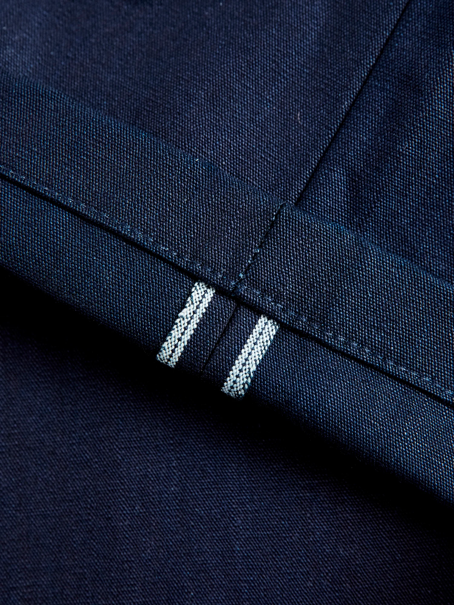 "Officer Trouser" in Indigo Selvedge Canvas - Image 7
