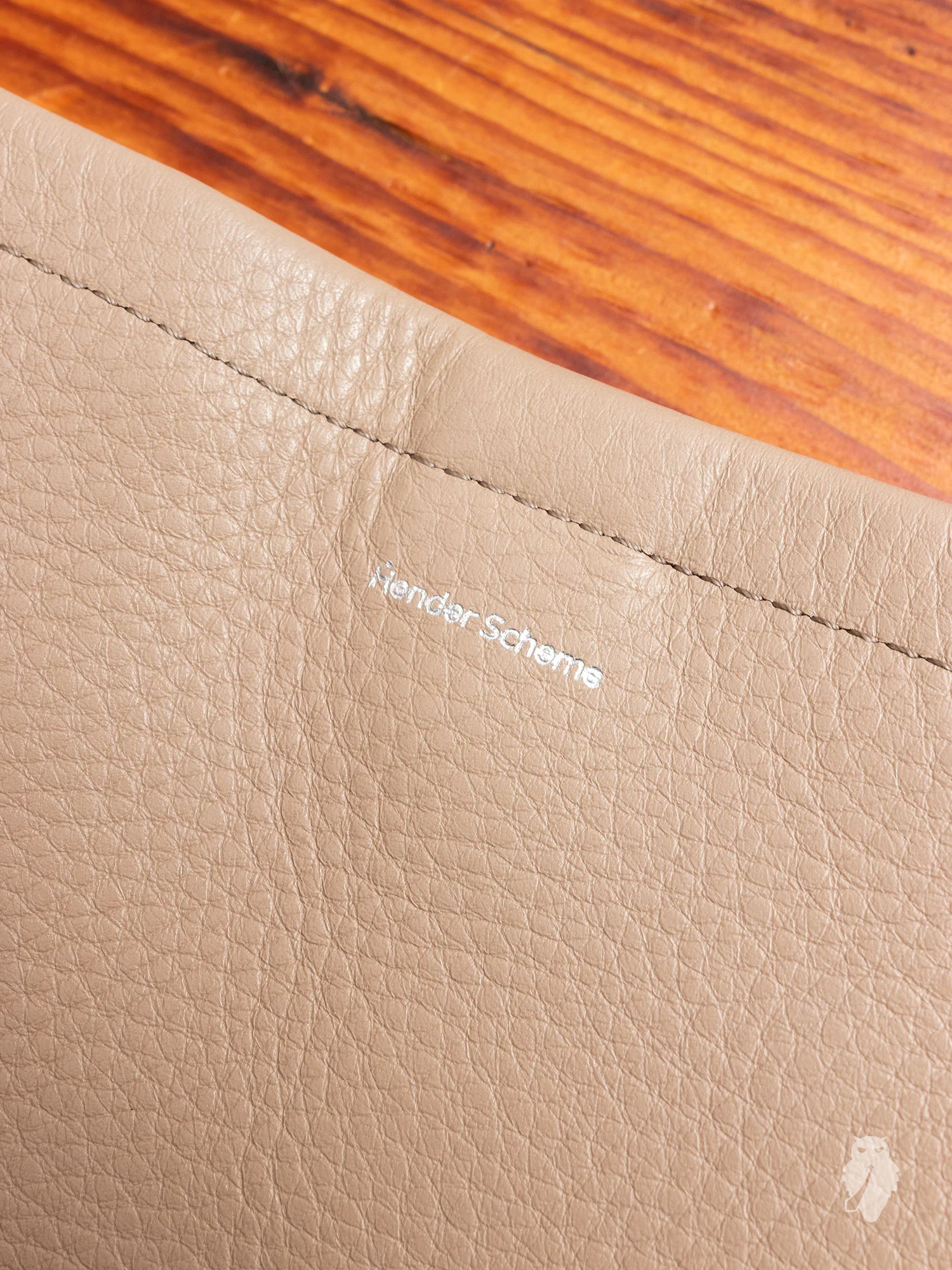One Side Belt Bag Small in Beige - Image 3