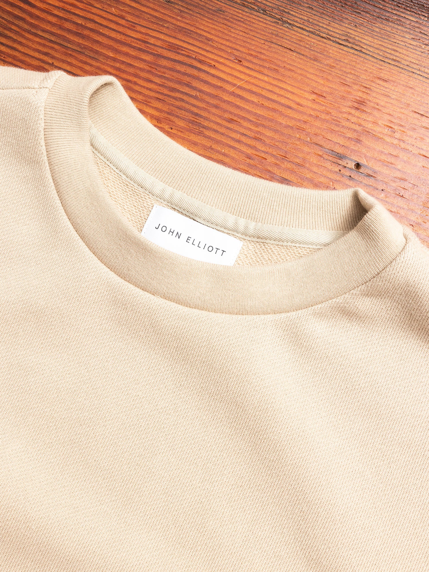 Oversized Crewneck Pullover in Clay - Image 3