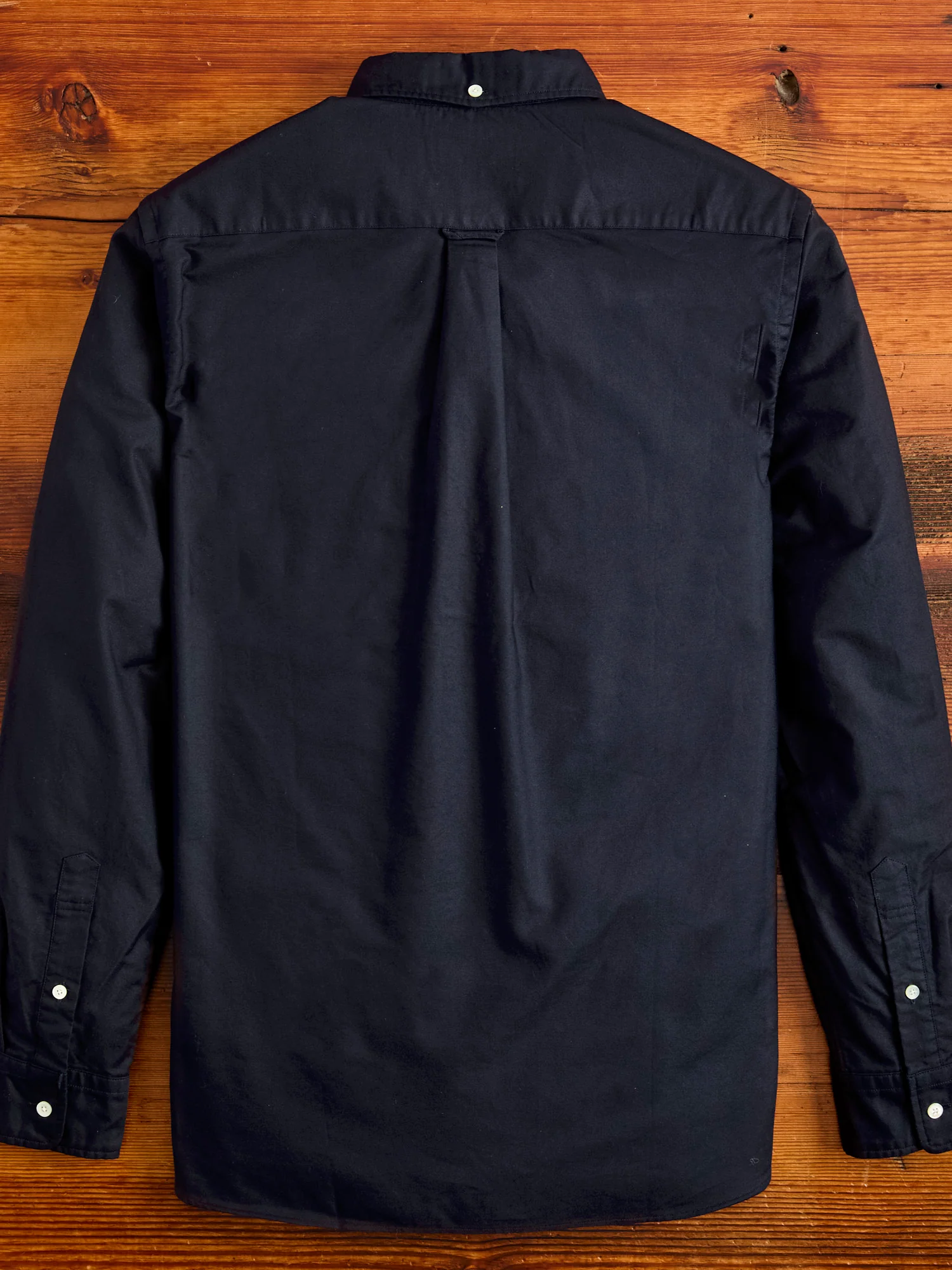 Oxford Button-Down Shirt in Navy - Image 7