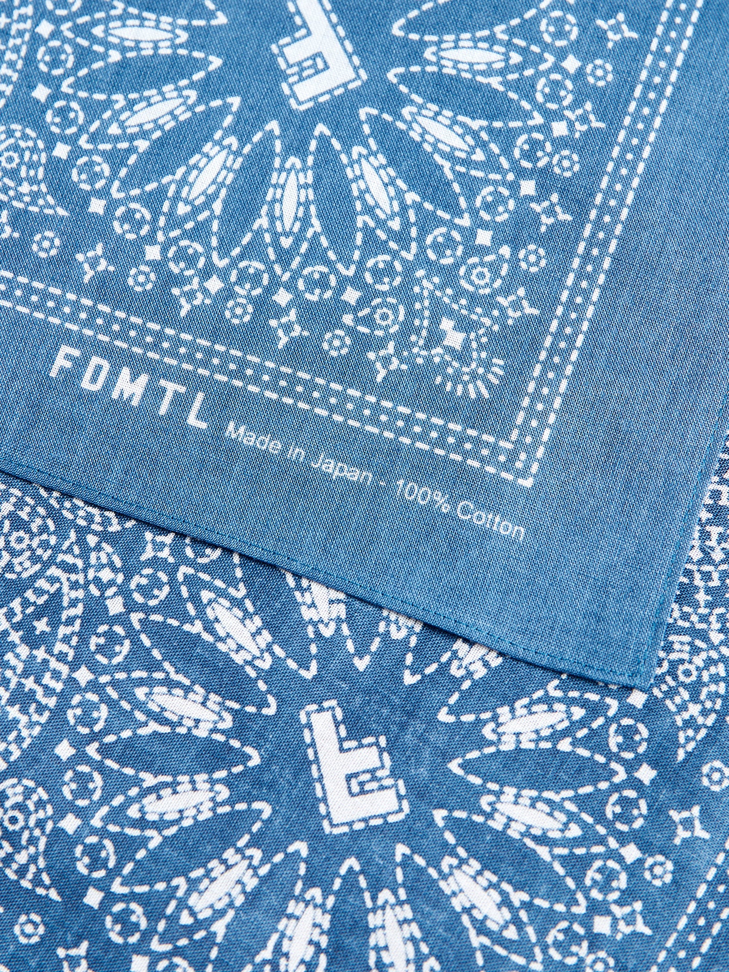 Paisley Bandana in Light Blue - Image 4