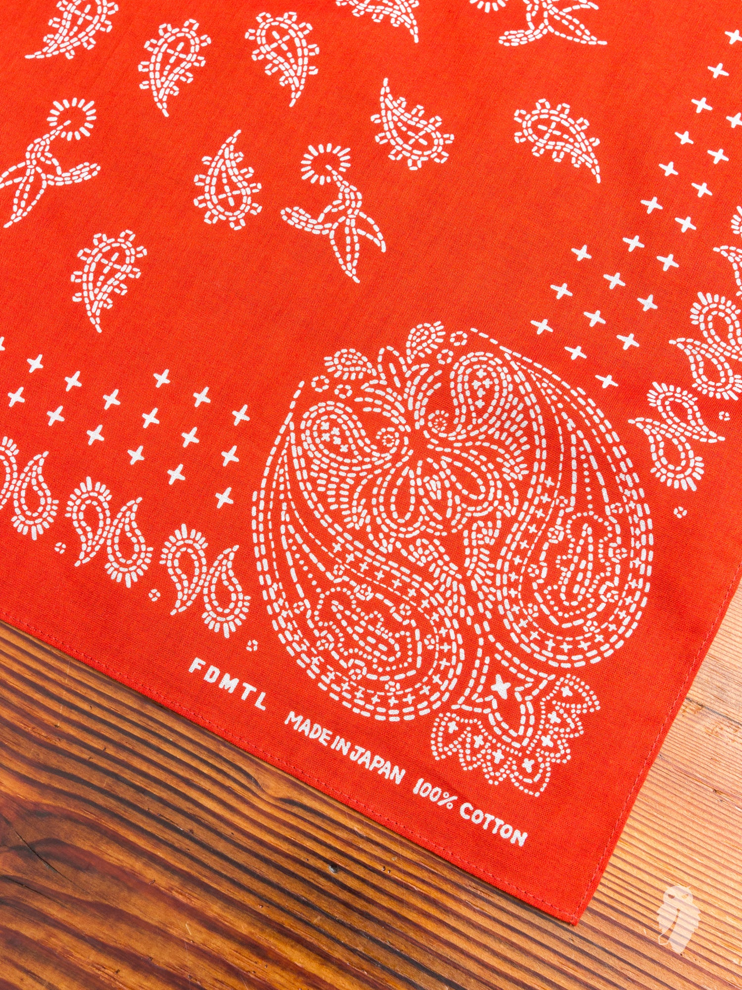 Paisley Bandana in Red - Image 2