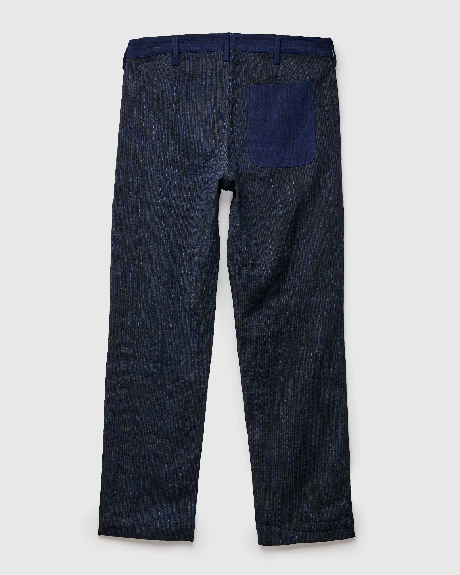 Patchwork Stitch Isaac Pants in Indigo Iron Spacedye - Image 2