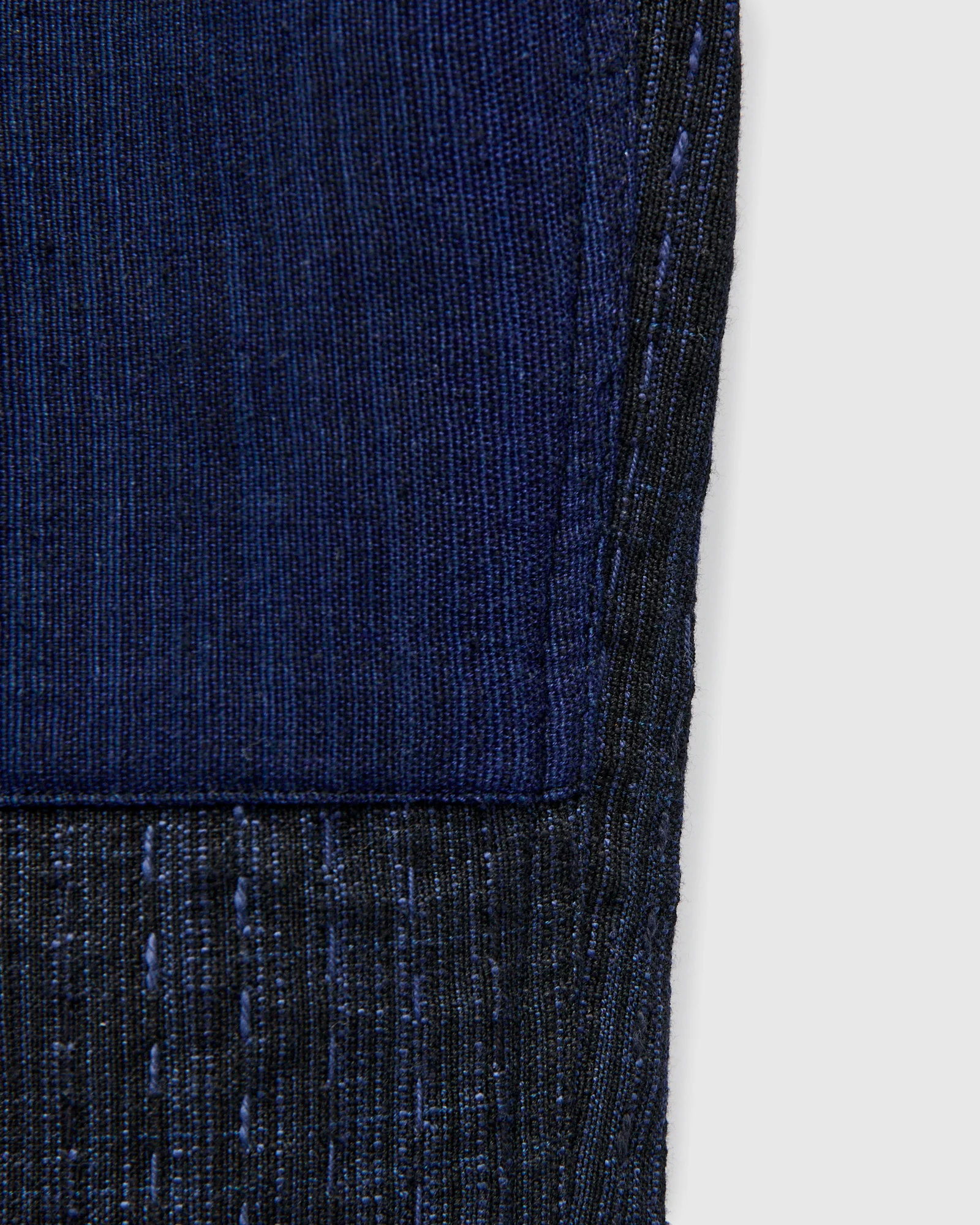 Patchwork Stitch Isaac Pants in Indigo Iron Spacedye - Image 8