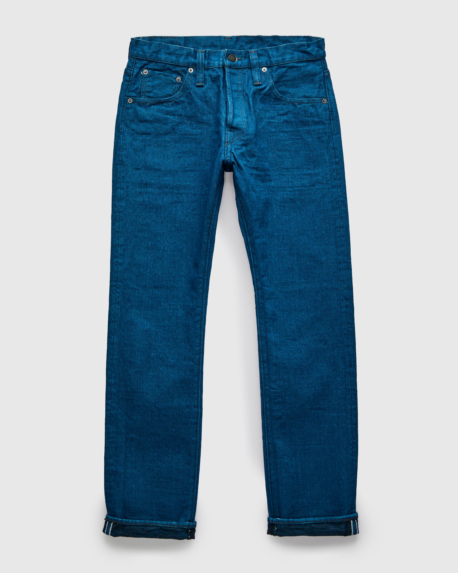 PBO-002-005 "Asagi" 16.5oz Rinsed Selvedge Denim - Slim Straight Fit - Image 2