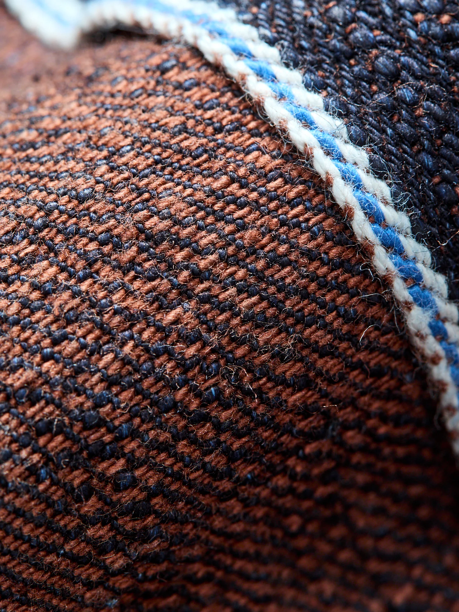PER-EX-003-ID "Persimmon Extra Slub" 15oz Rinsed Selvedge Denim - Regular Straight Fit - Image 14