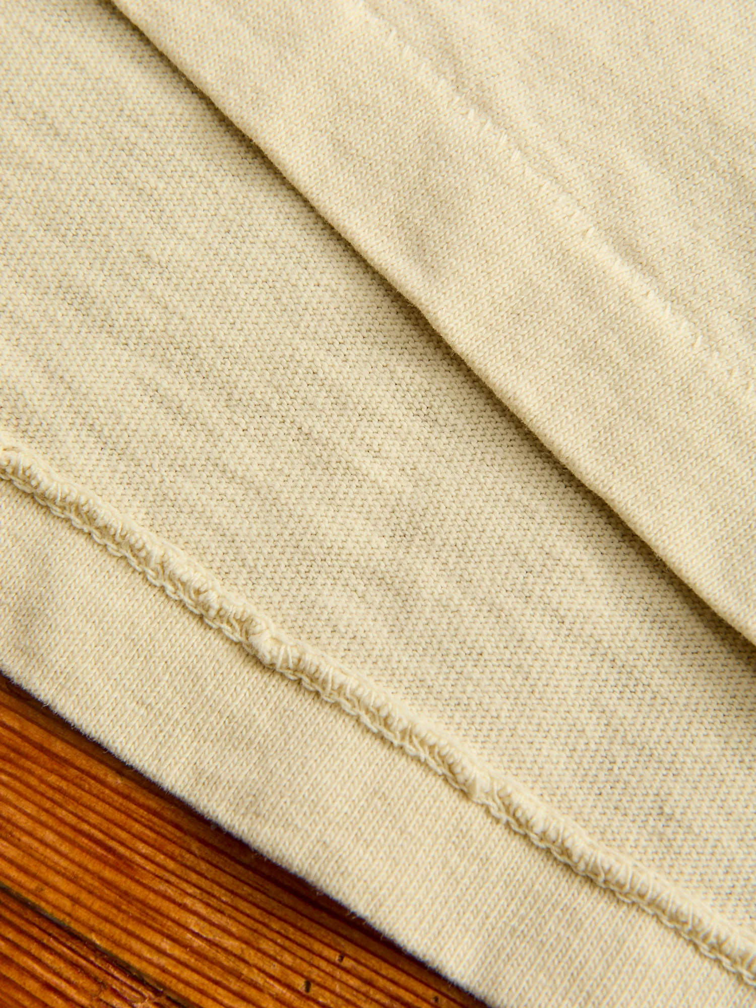 Pigment Dyed Pocket Tee in Oat Milk - Image 6