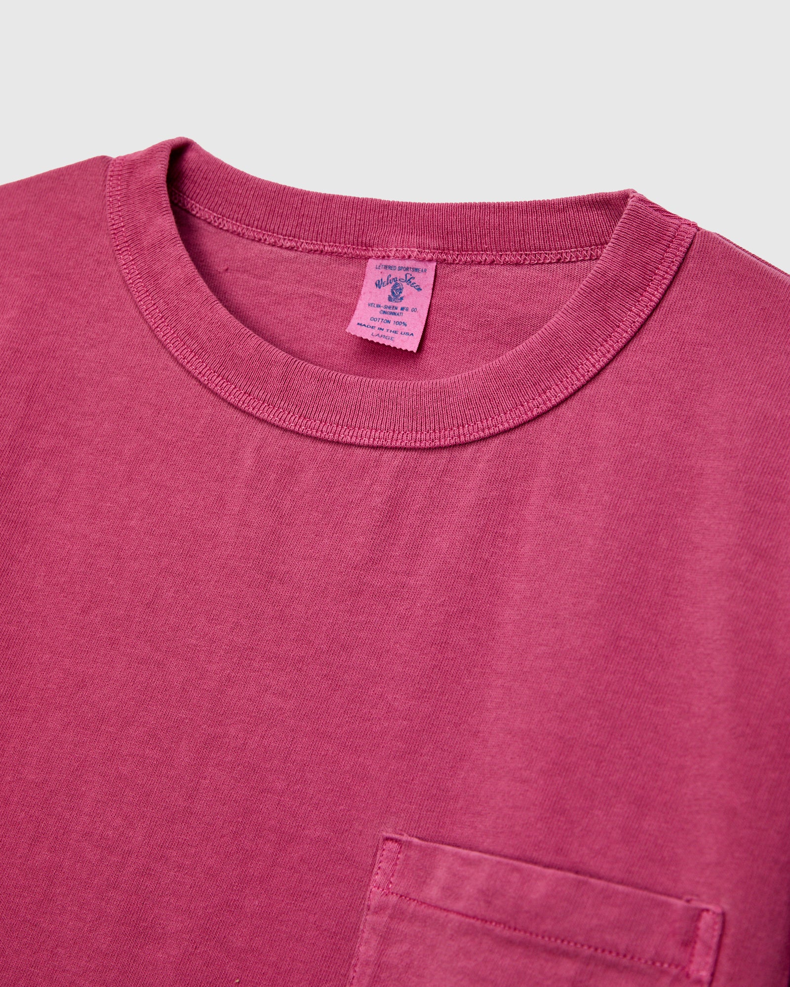 Pigment Dyed Pocket Tee in Regal Purple - Image 3