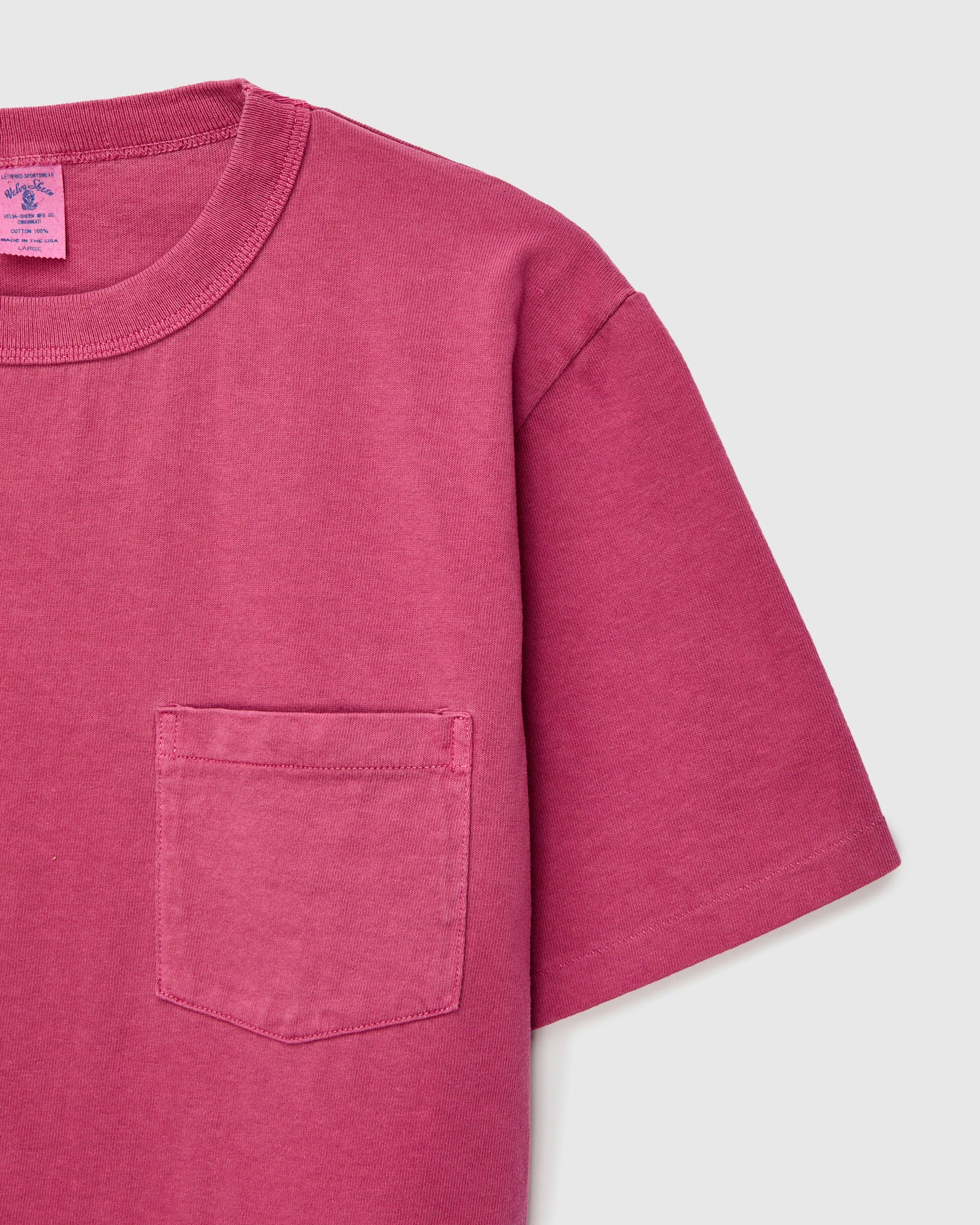 Pigment Dyed Pocket Tee in Regal Purple - Image 4