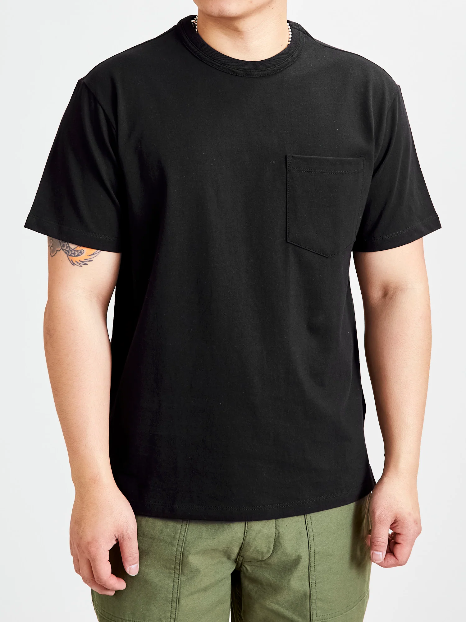 Pocket T-Shirt in Black - Image 2