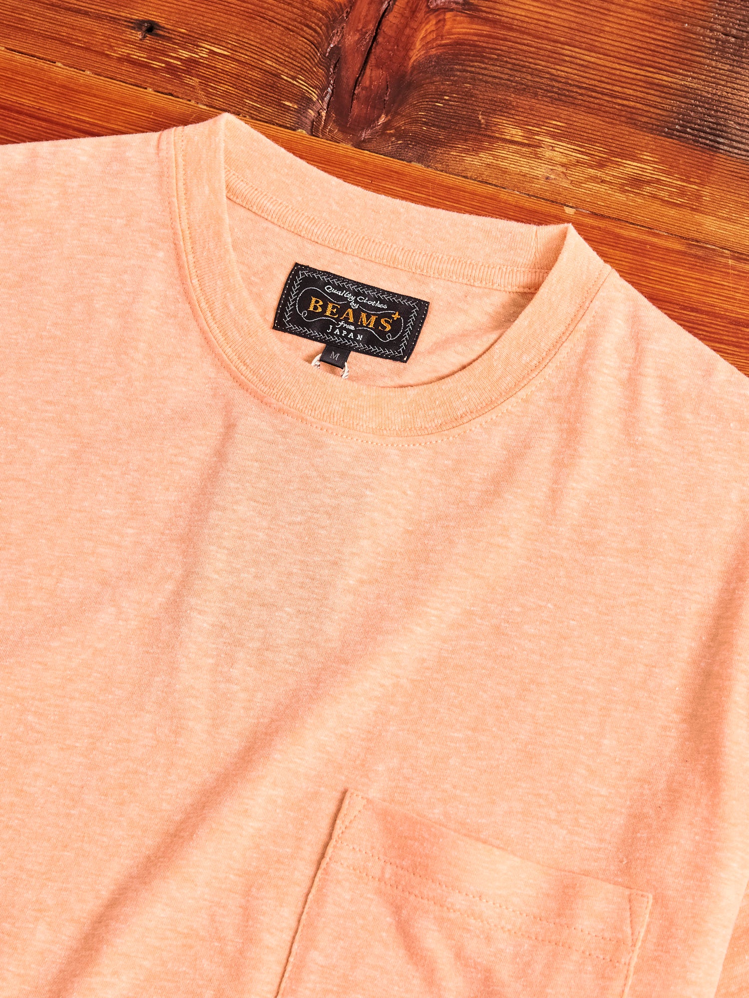 Pocket T-Shirt in Orange - Image 3