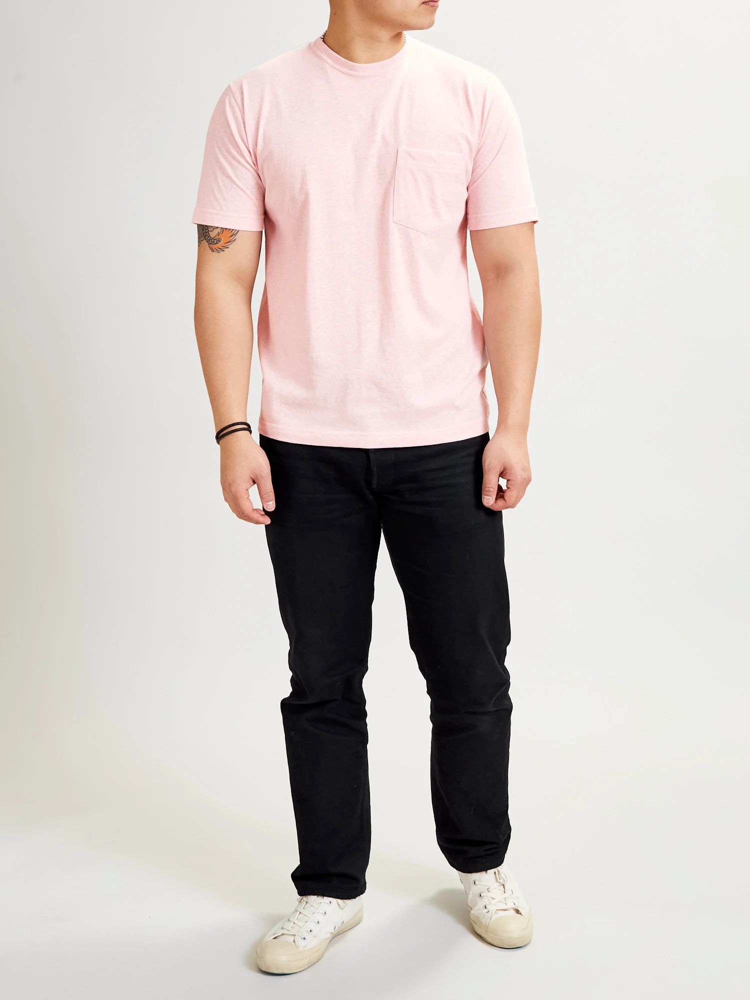 Pocket T-Shirt in Pink - Image 8