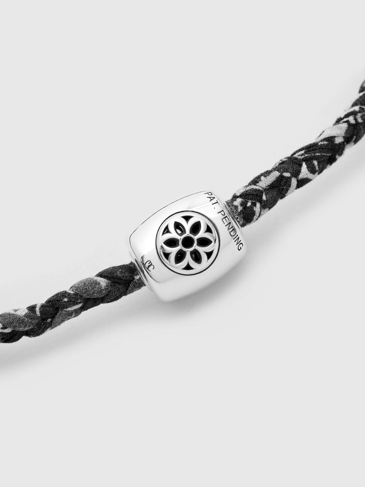 Raised Rosette Pooka Necklace in Sterling Silver - Image 4