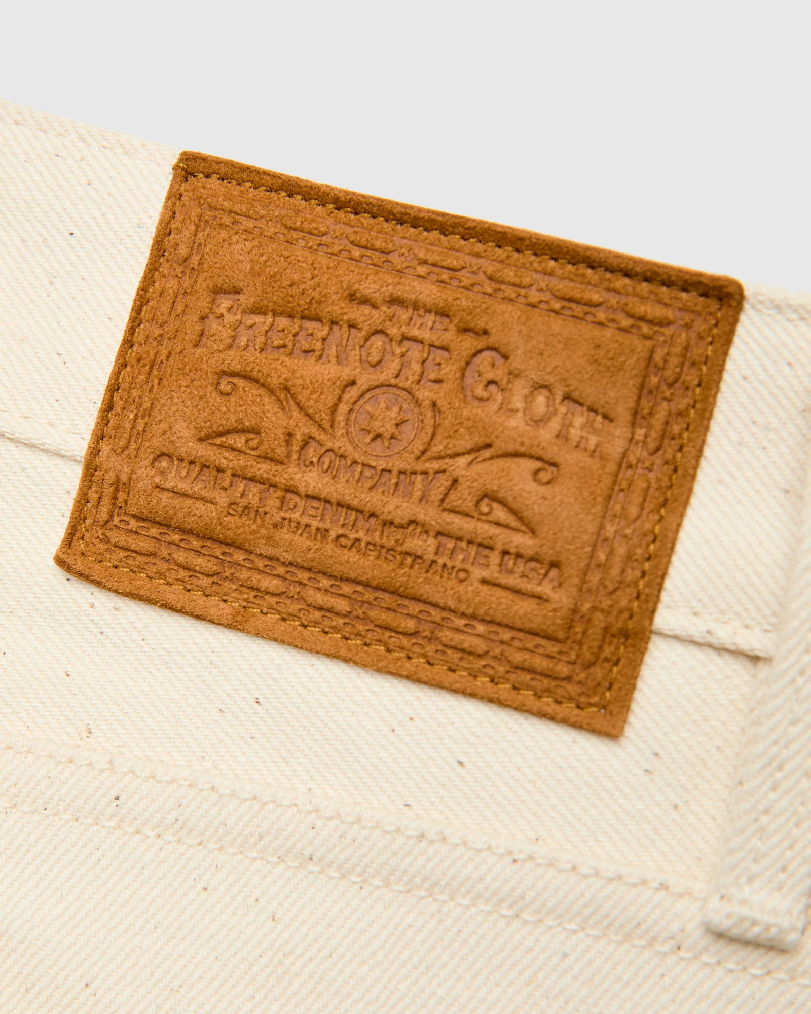 "Portola" 14oz Ecru Selvedge Denim - Tapered Fit - Image 6