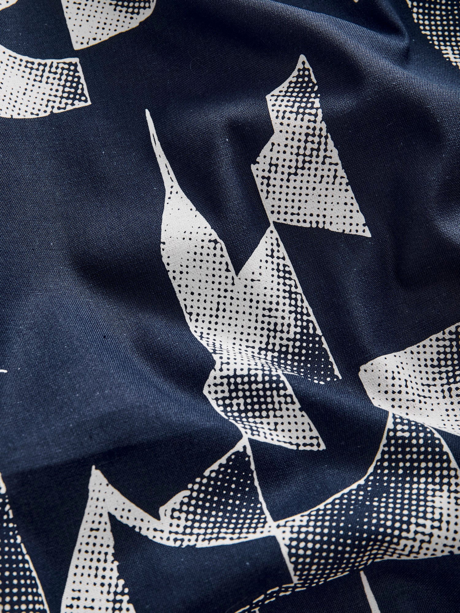 Printed Bandana in Navy NYC - Image 4