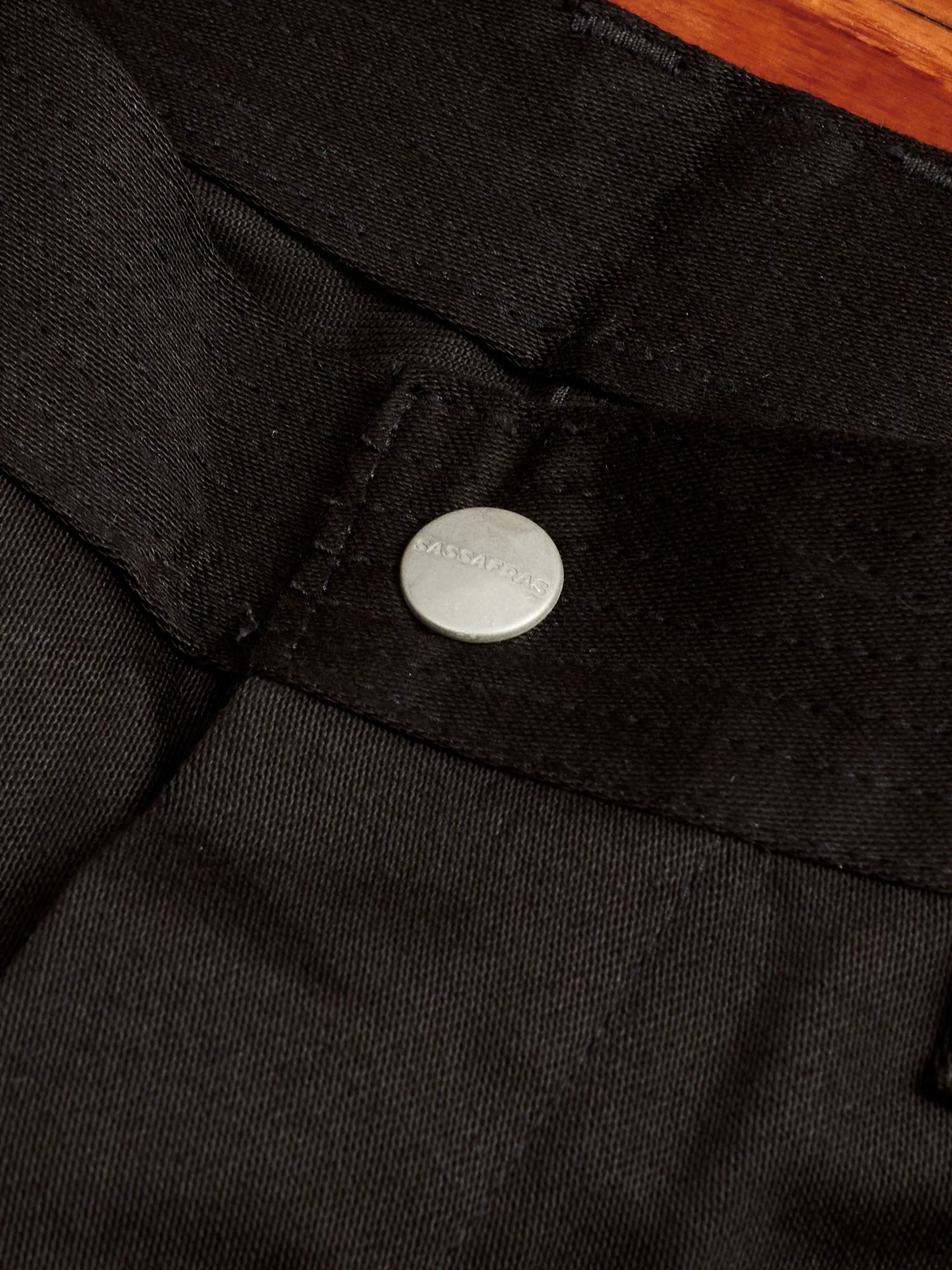 Pruner Pants in Black Military Satin - Image 5