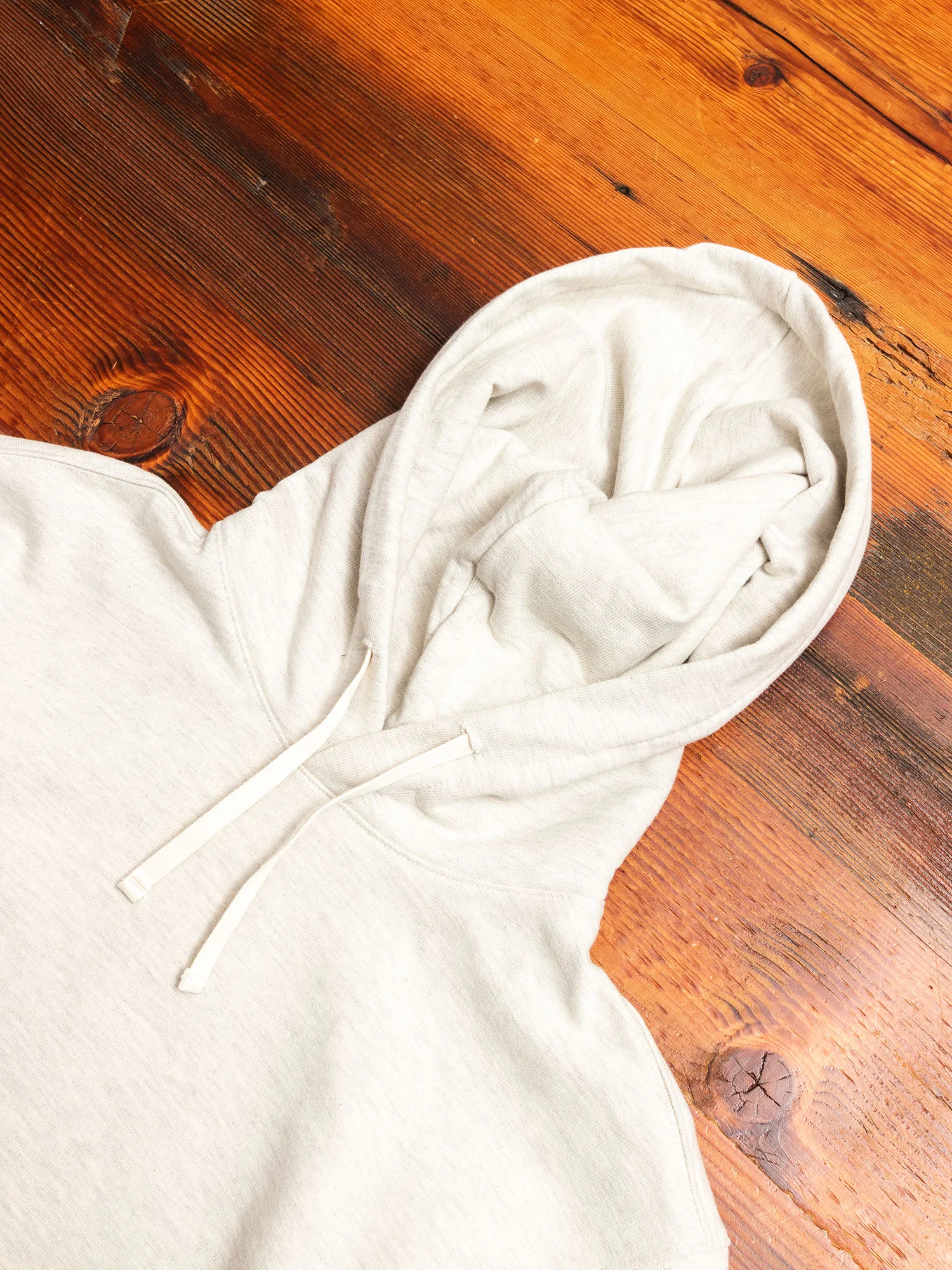 Pullover Hoodie in Oatmeal - Image 3