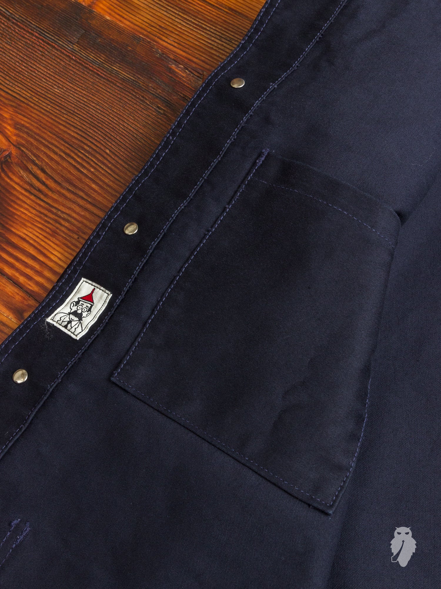 "Raglan" Work Jacket in Navy - Image 11