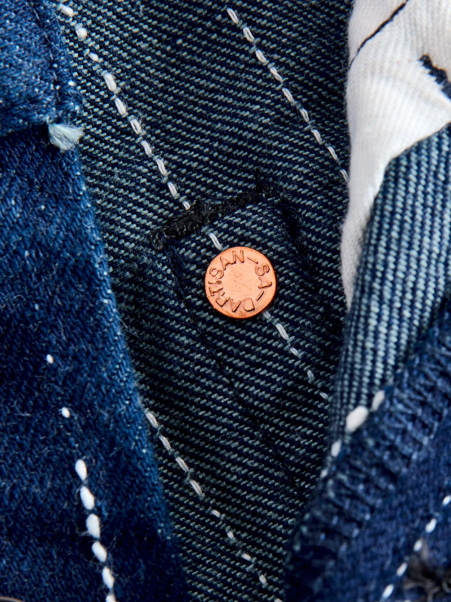 D1885S "Rain Kasuri" 14oz Selvedge Denim - Regular Tapered Fit - Image 8