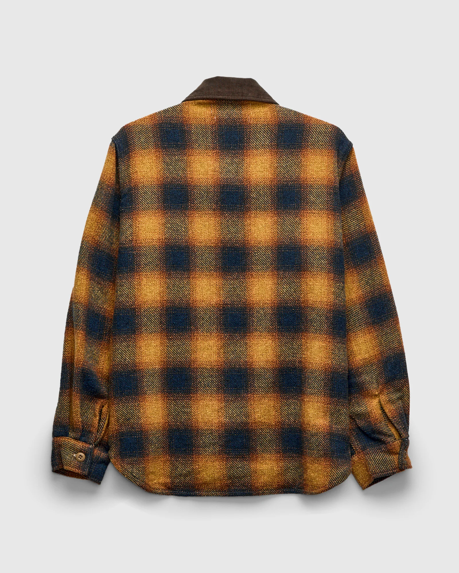 Recycled Cotton Jazz Nep Check Shirt in Yellow - Image 2