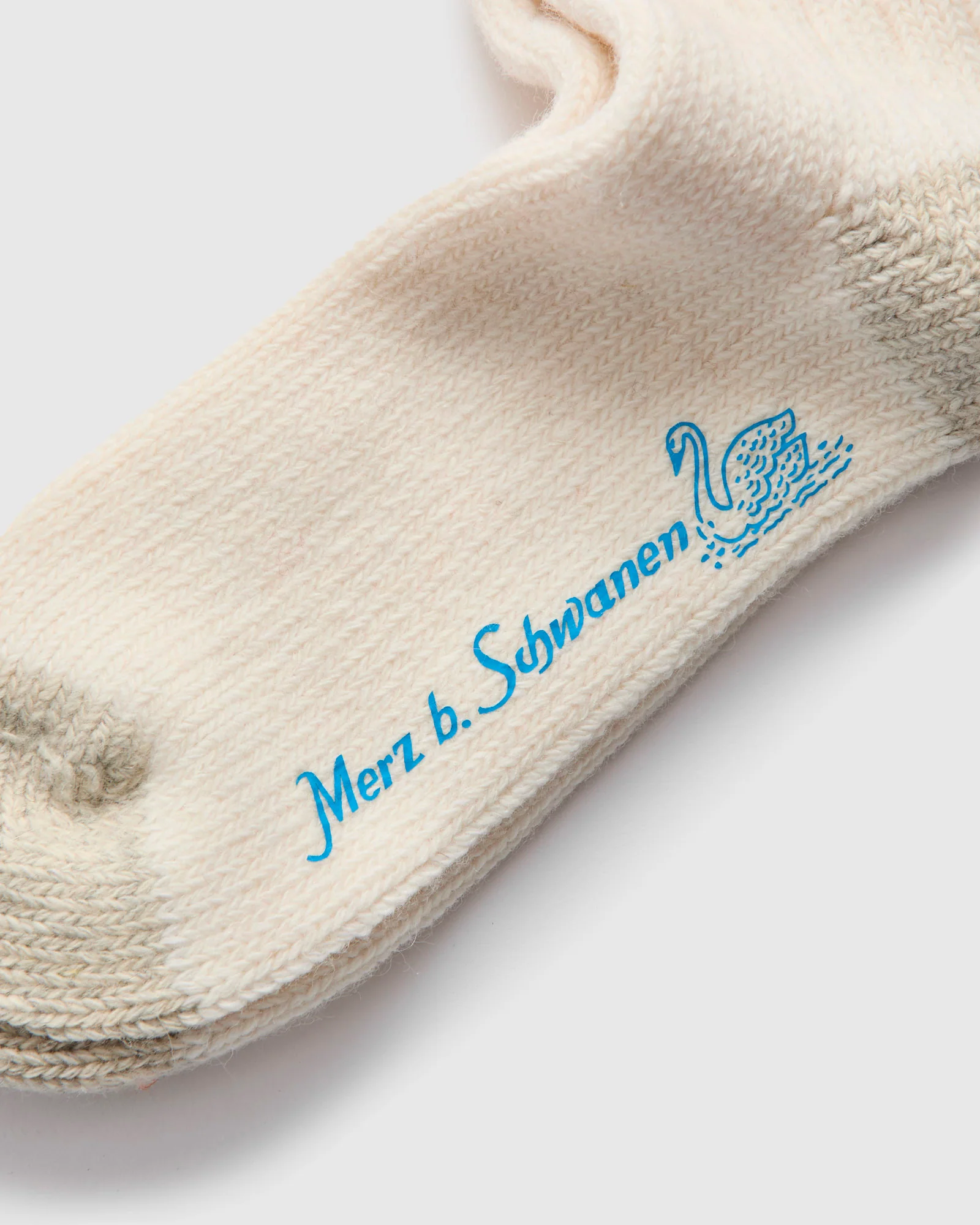 Recycled Wool Socks in Natural/Amber - Image 3
