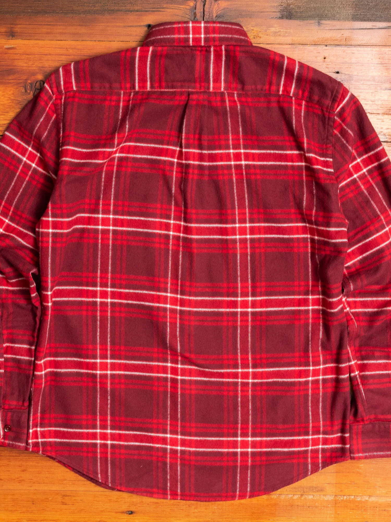 Redish Button-Up Shirt in Red - Image 7