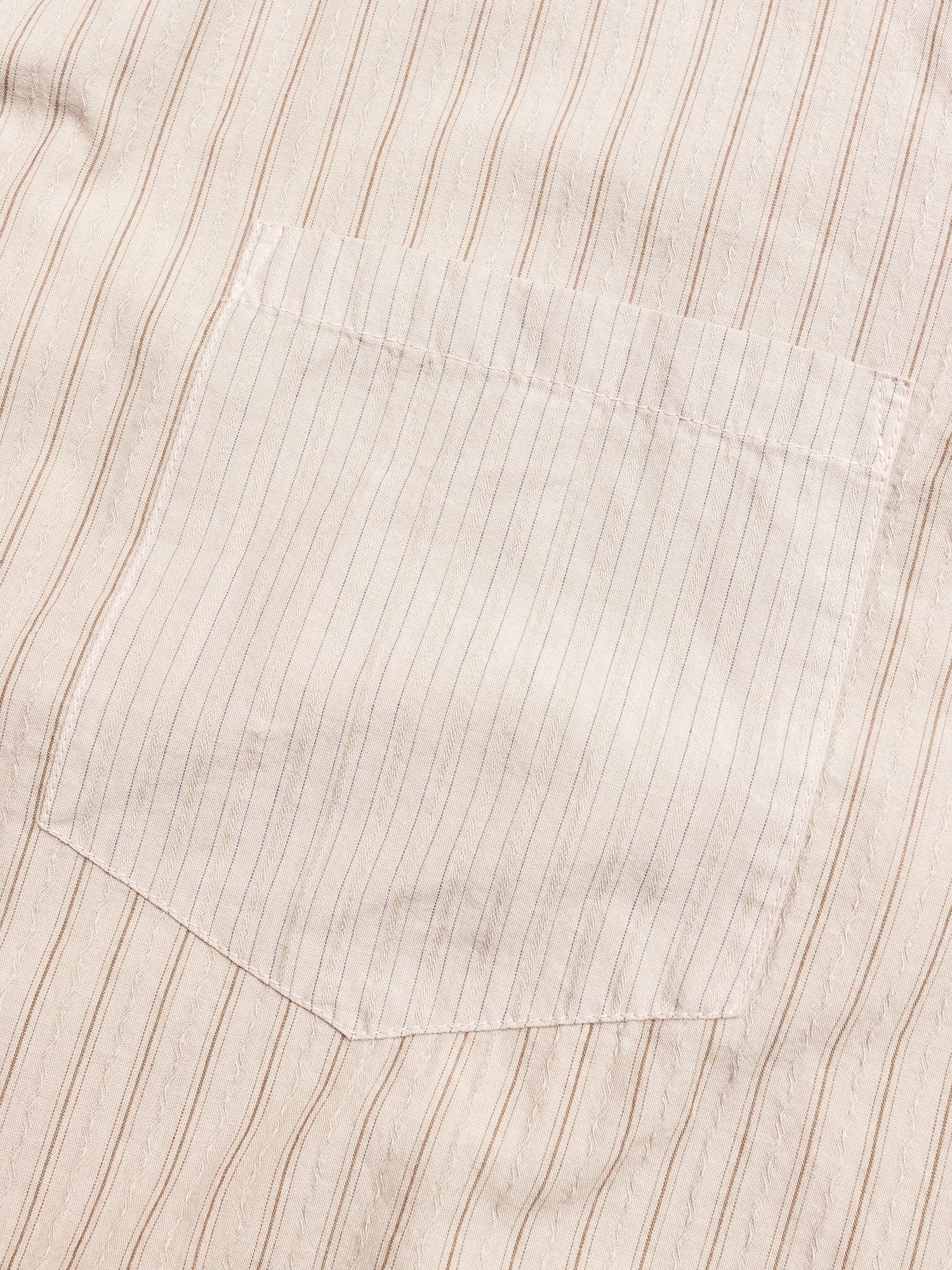 Regular Collar Longshirt in Beige - Image 4