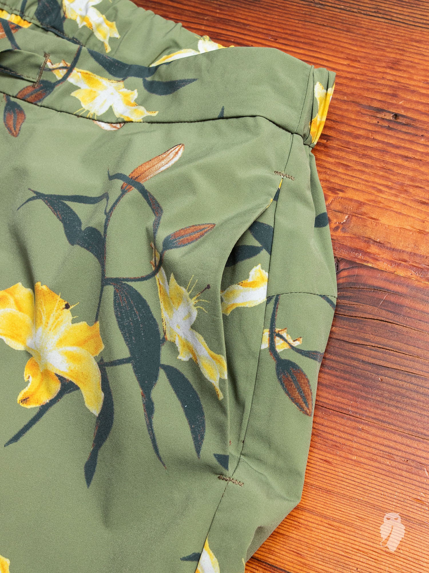 Relaxed Shorts in Yellow Flowers - Image 5