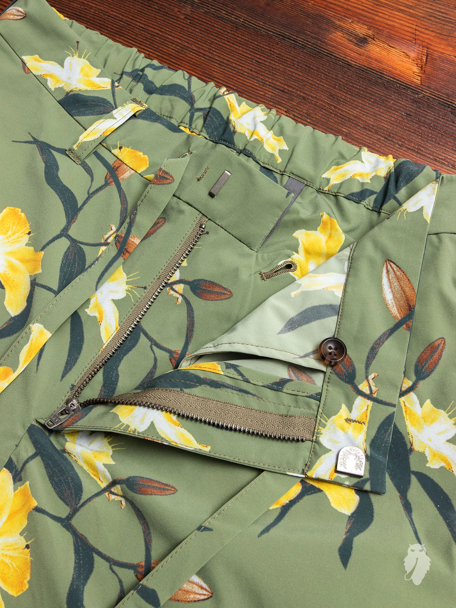 Relaxed Shorts in Yellow Flowers - Image 6