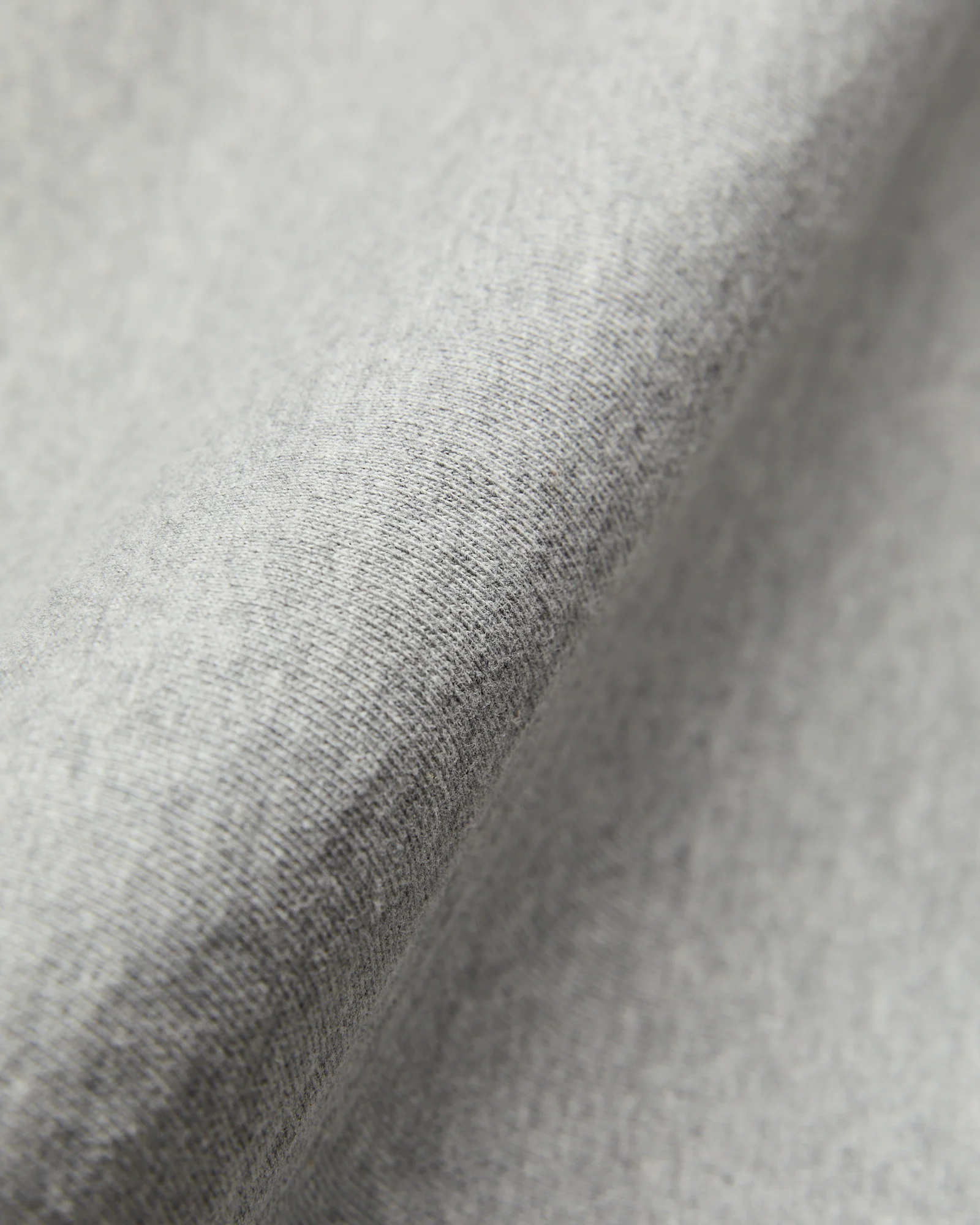 Reverse Weave Heavyweight Crewneck in Heather Grey - Image 7