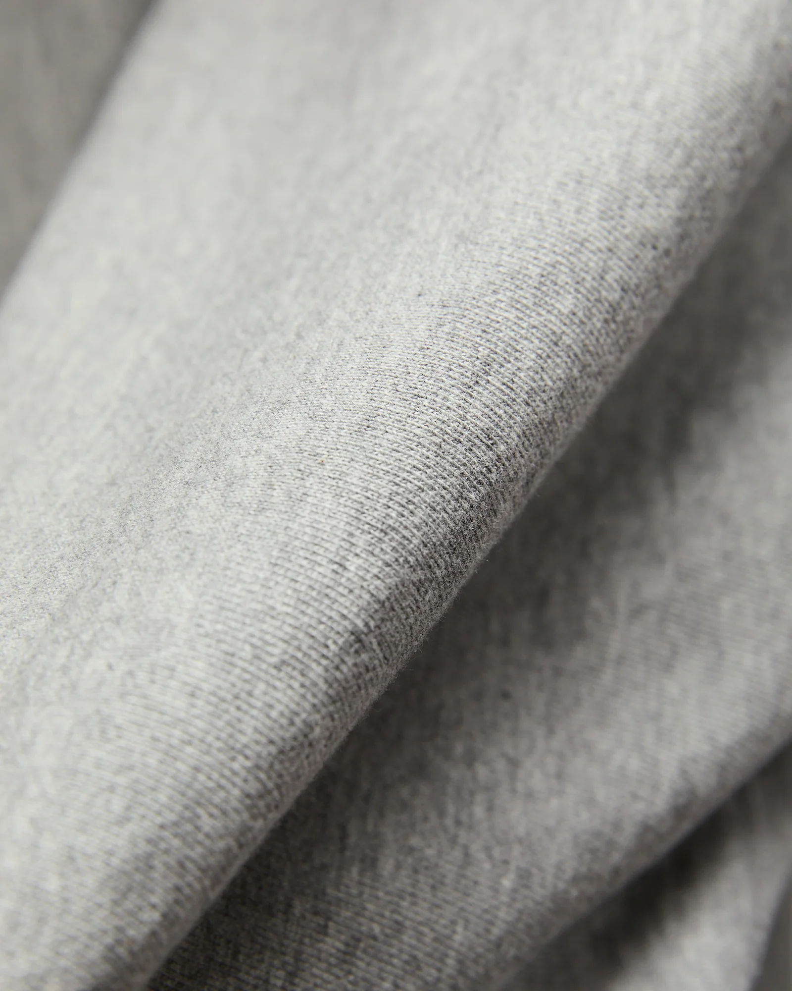 Reverse Weave Heavyweight Pullover Hoodie in Heather Grey - Image 7