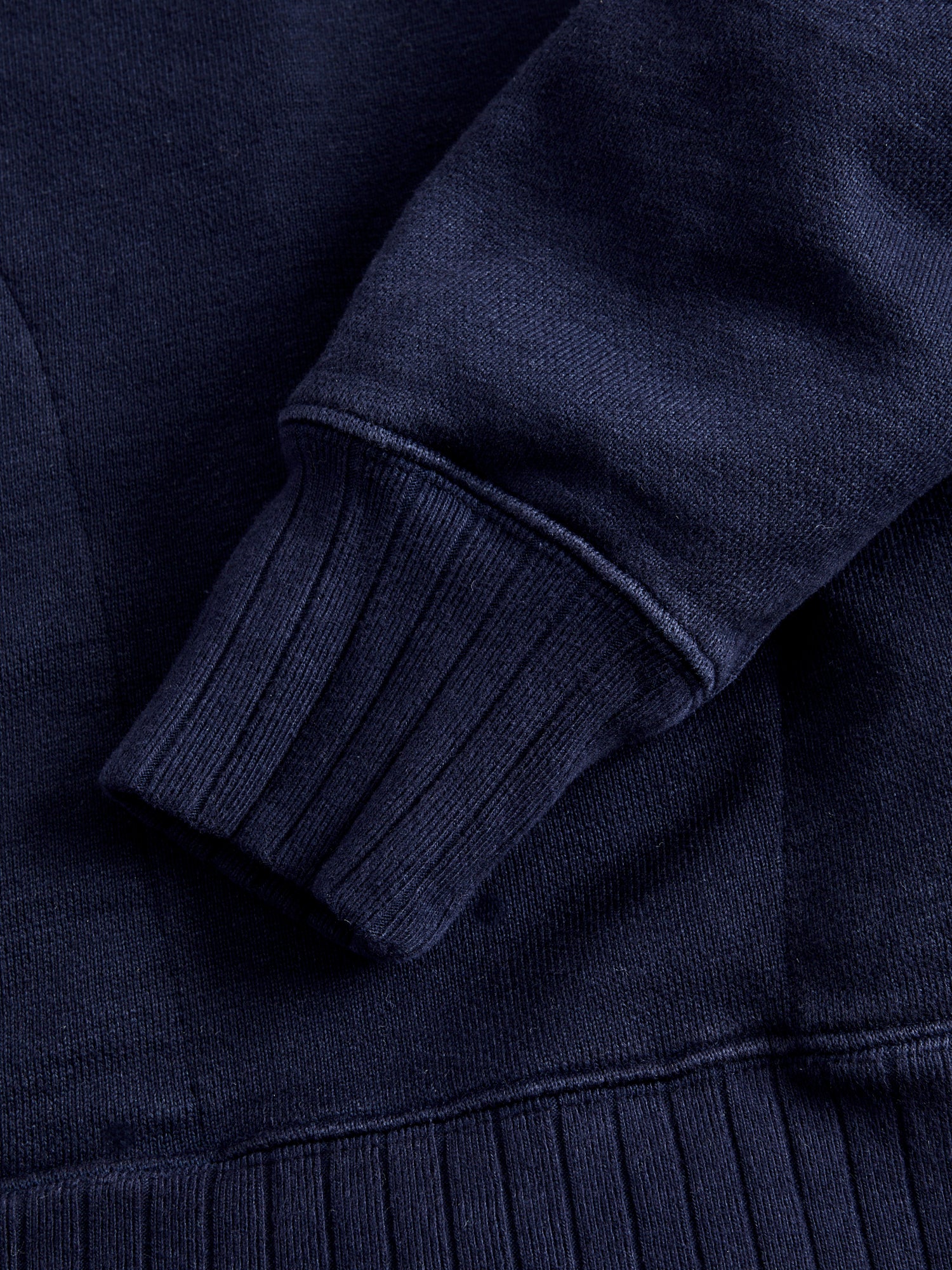 RFHD01 "Good Basics" Rugged Fleece 16oz Hoodie in Dark Navy - Image 8