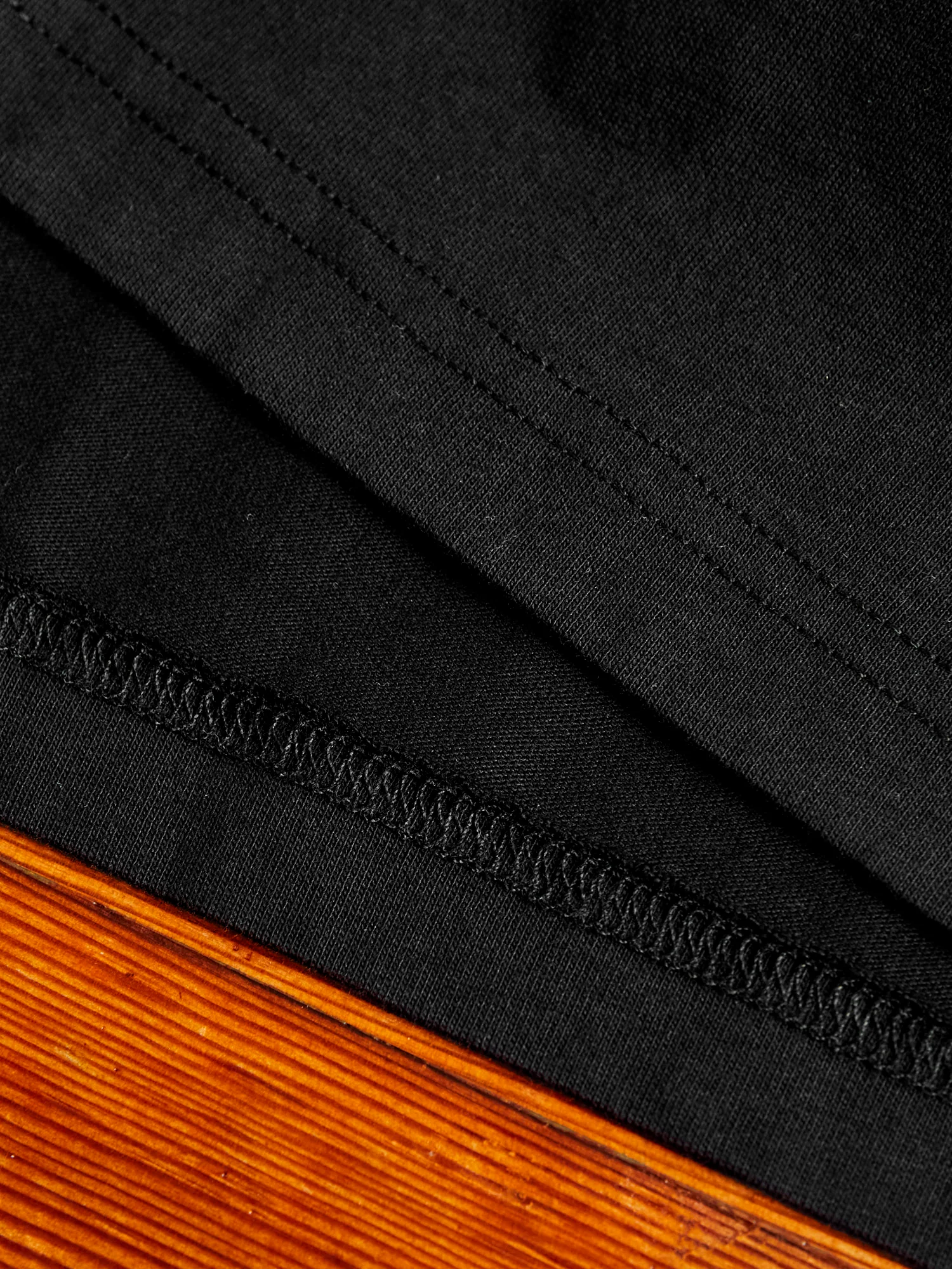 Ringspun Jersey T-shirt in Black - Image 4