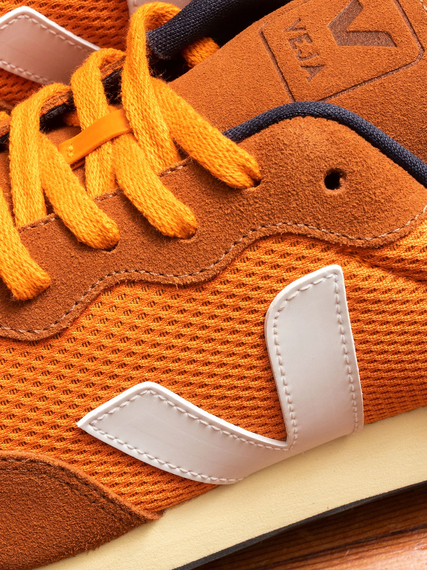 Rio Branco Sneaker in Pumpkin White - Image 5