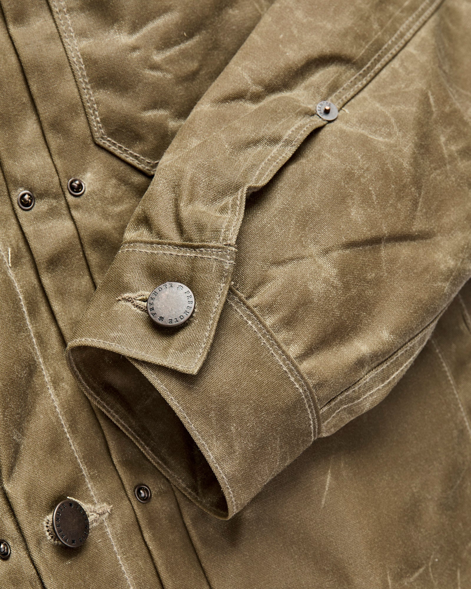 Waxed Canvas Riders Jacket in Tobacco Brown - Image 9