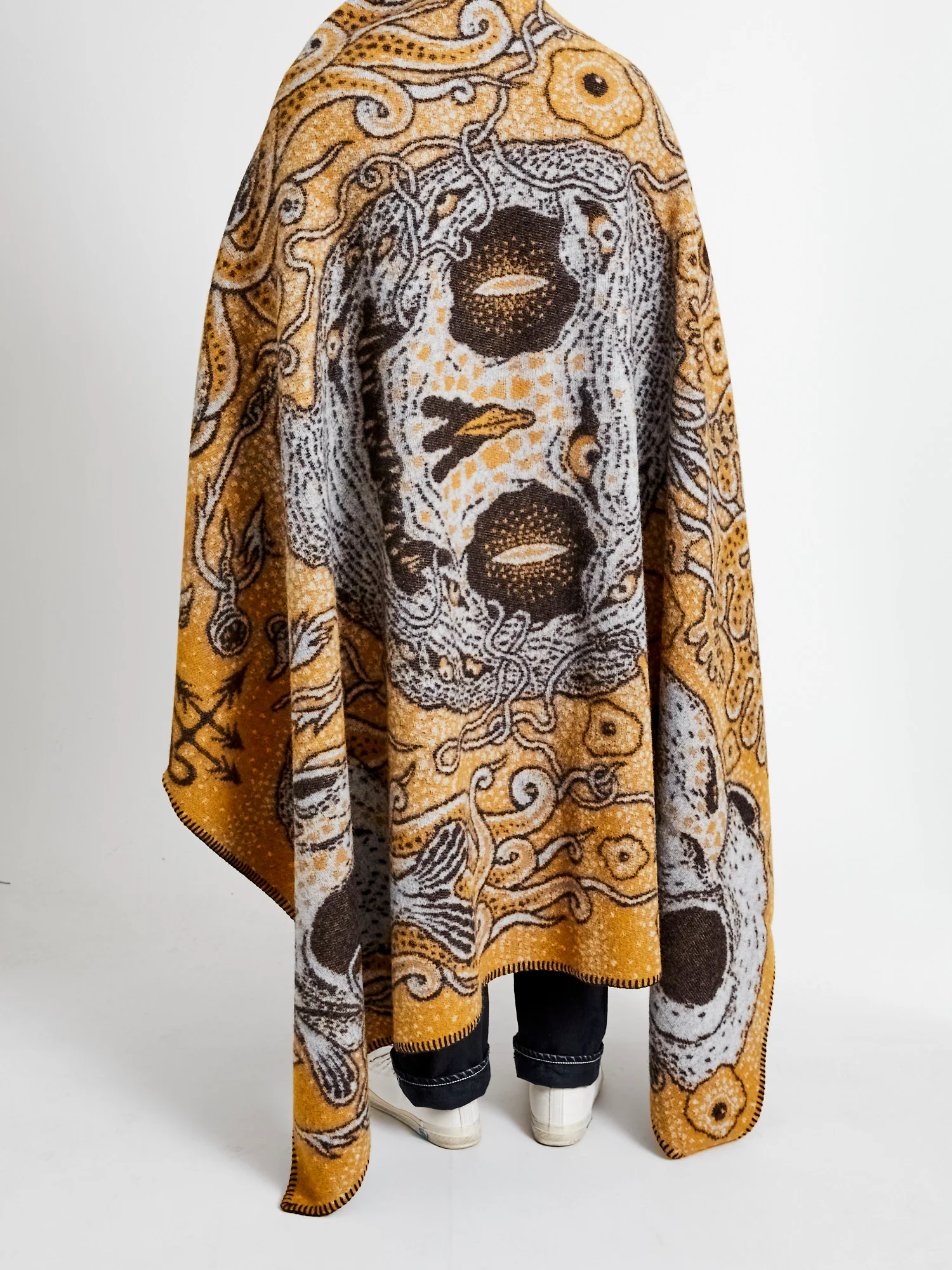 "Root of All Evil" Norwegian Wool Blanket - Image 7