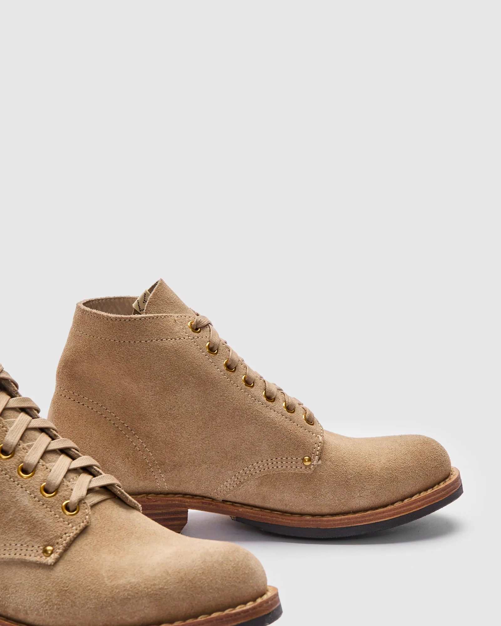Brigadier Boots-Folk in Sand Suede - Image 4