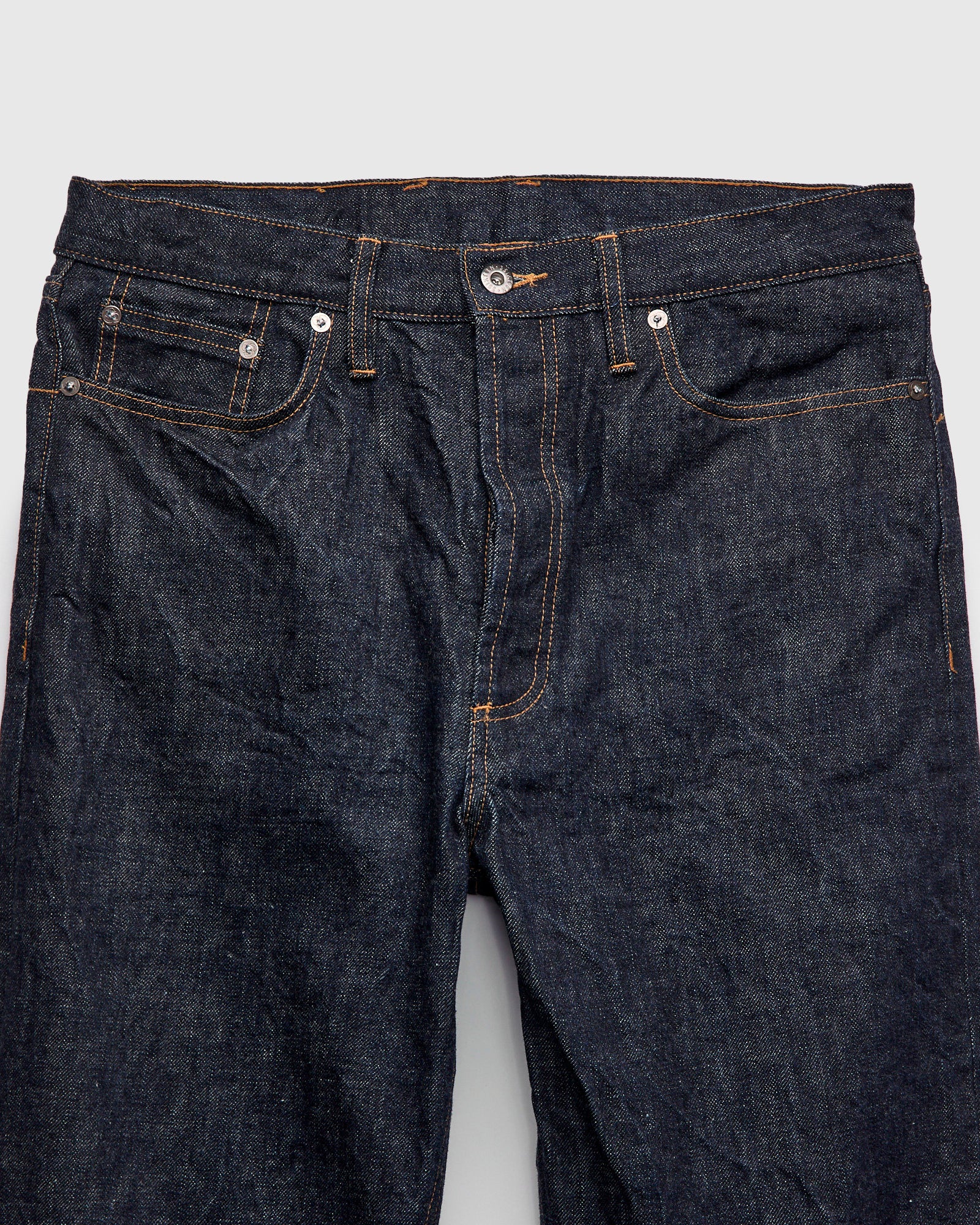 RS-100xk "Kibata" 14oz One Wash Selvedge Denim - Relaxed Straight Fit - Image 5