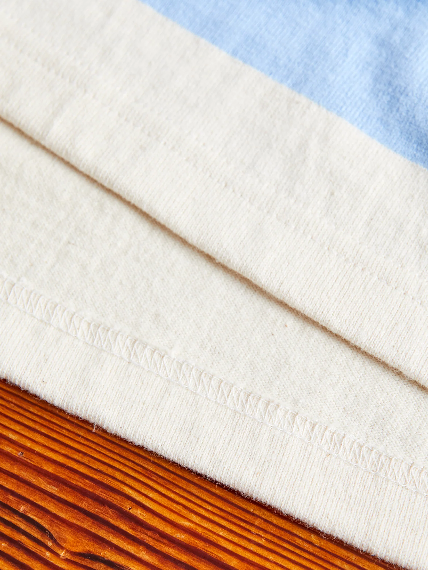 Rugby Shirt in Natural Light Blue - Image 6