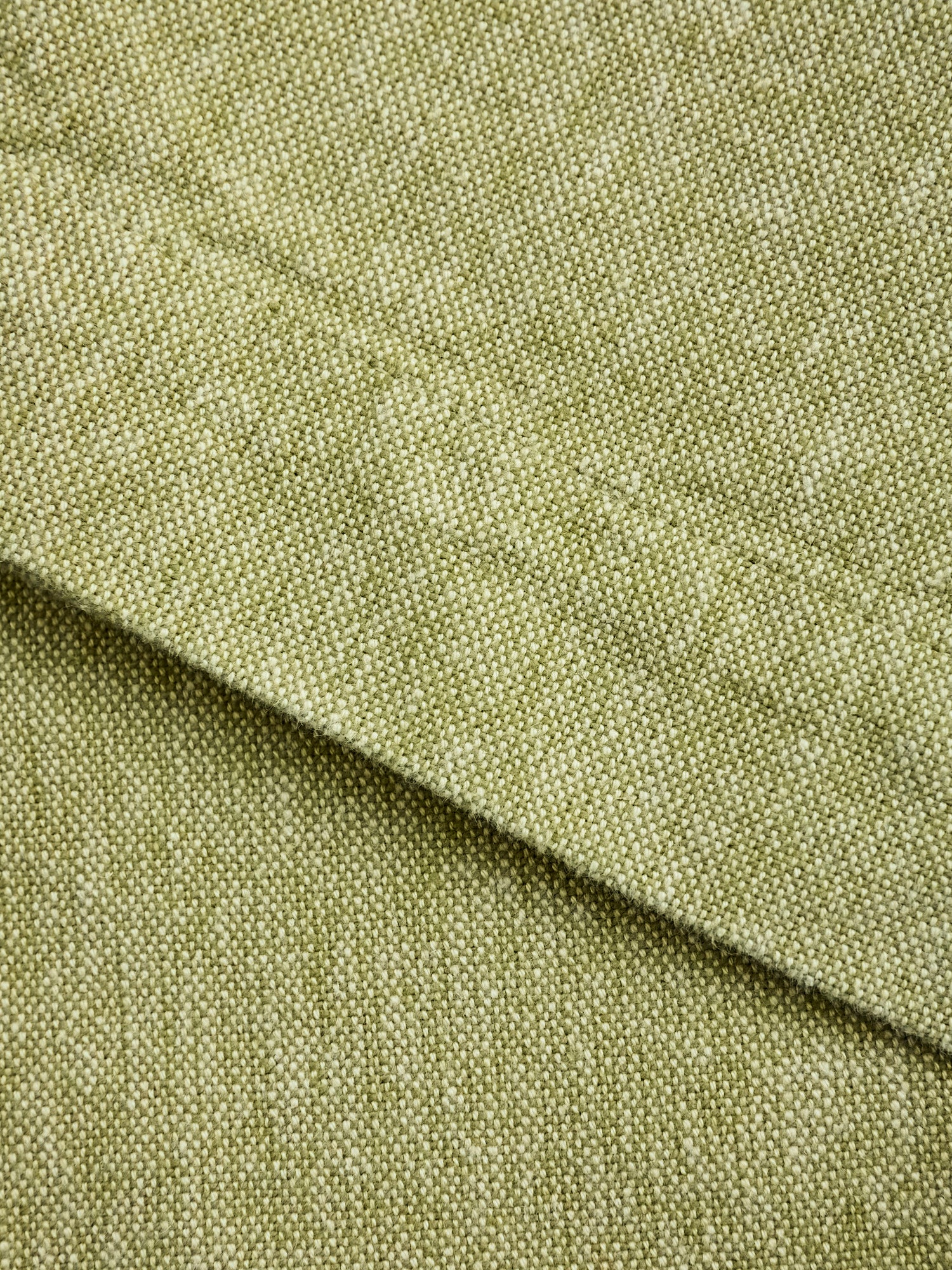 Rustic Plainweave Flat Front Chino in Olive - Image 11