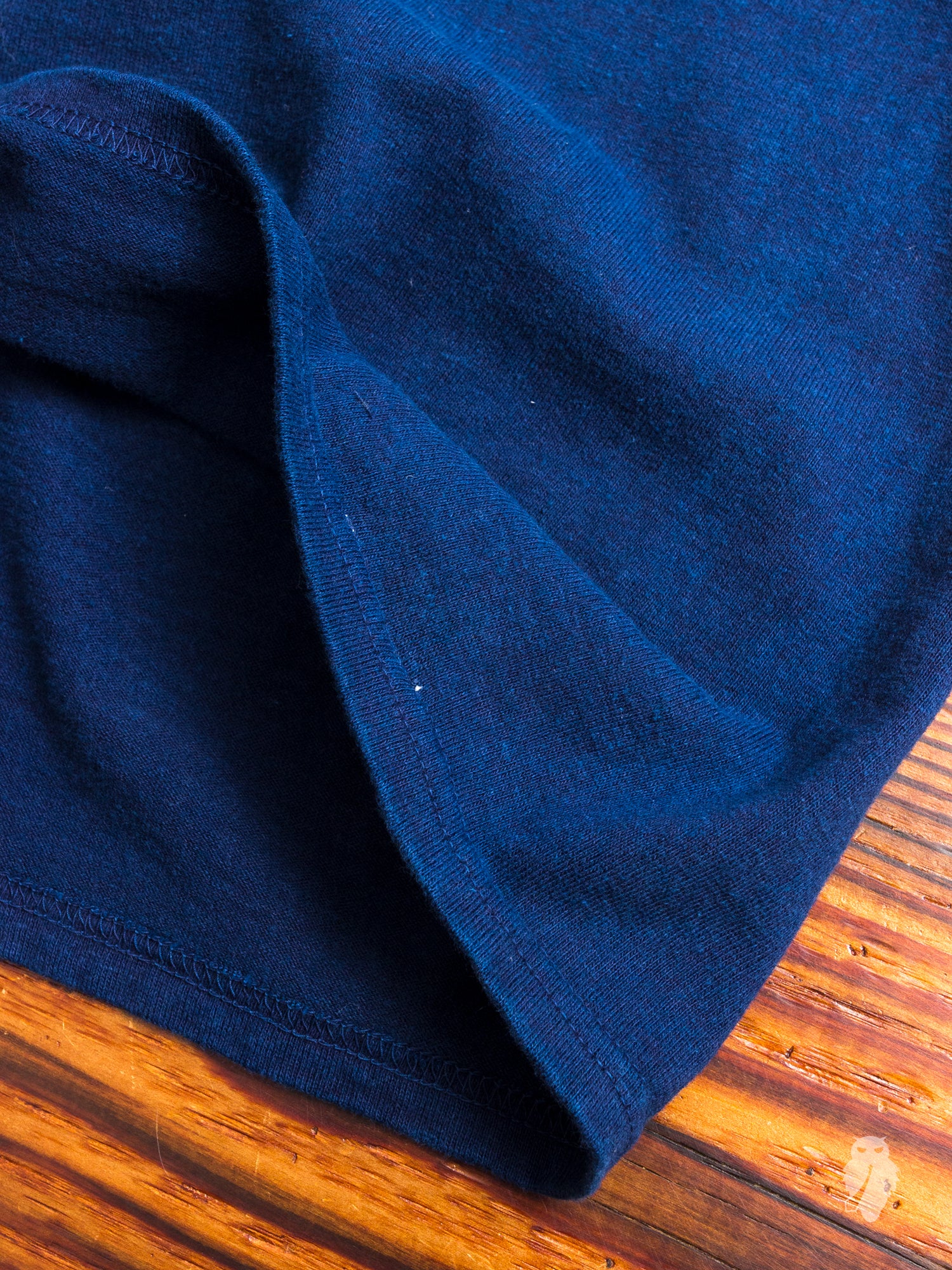 S.L.V. Hand-Stitch T-Shirt in Indigo - Image 5