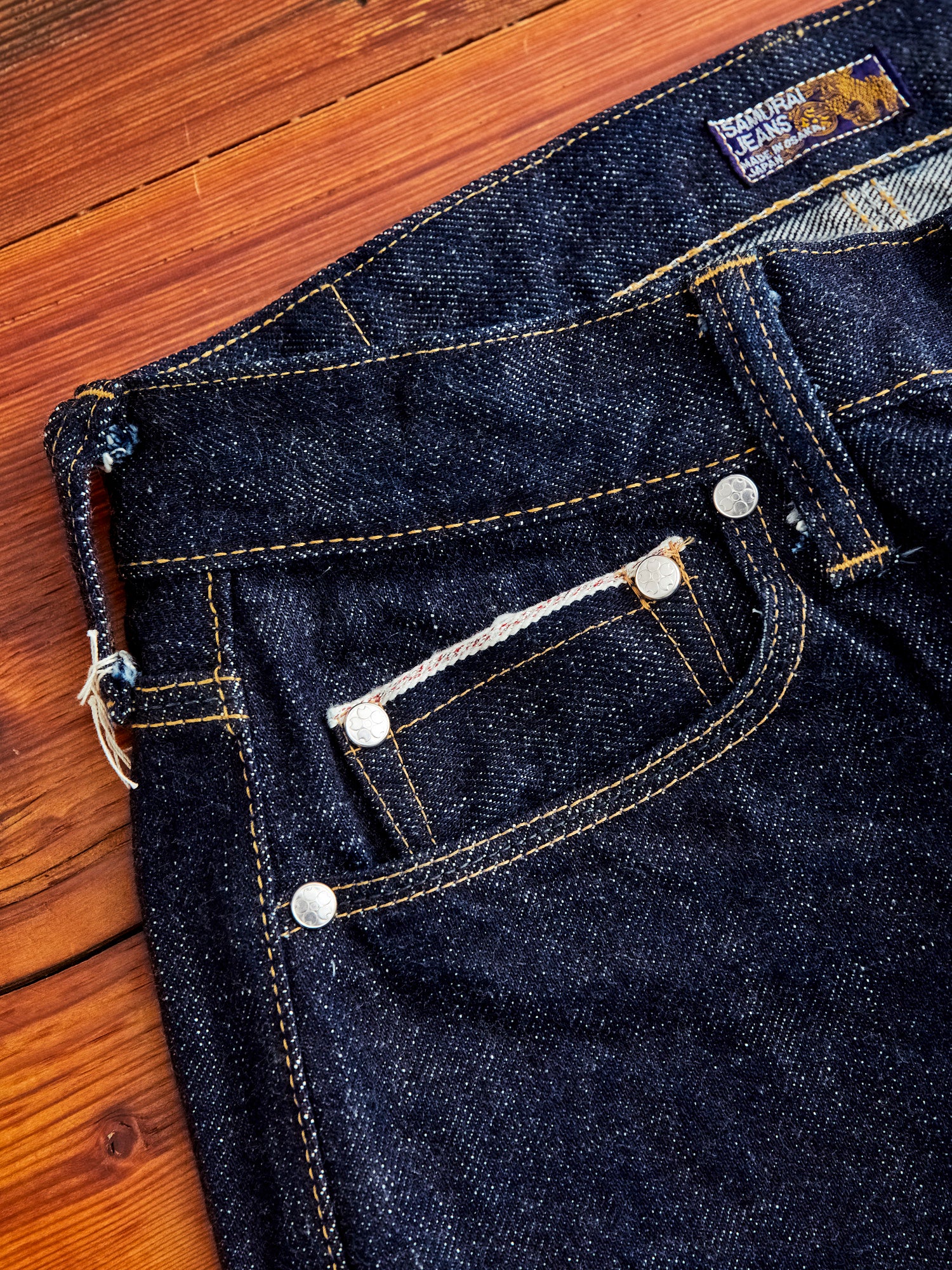 S003JP21oz "Yamato" 21oz Selvedge Denim - Slim Tapered Fit - Image 6